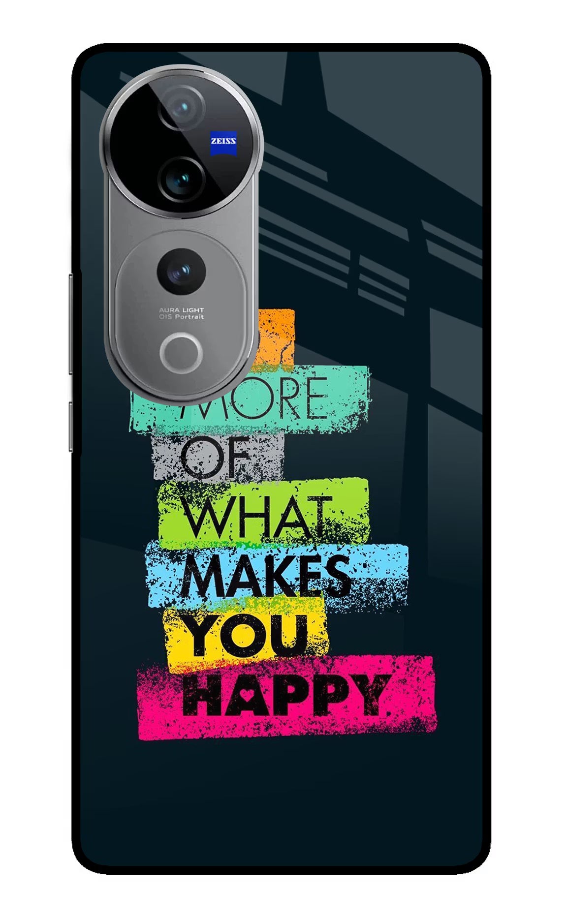 Do More Of What Makes You Happy Vivo V40 Pro 5G Glass Case - Do More Of What Makes You Happy Vivo V40 Pro 5G Glass Case Do More Of What Makes You Happy Vivo V40 Pro 5G Glass Case