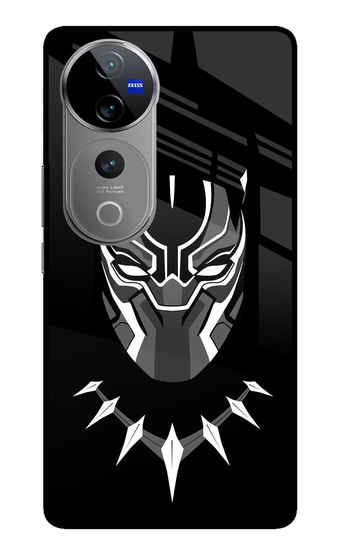 Black Panther Vivo V40 Pro 5G Glass Case - Black Panther Vivo V40 Pro 5G Glass Case Black Panther Vivo V40 Pro 5G Glass Case
