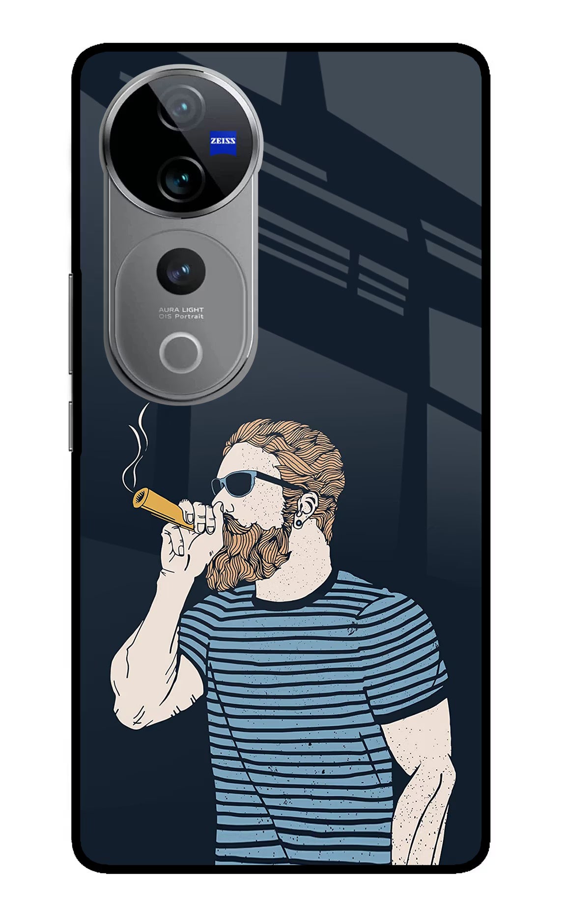 Smoking Vivo V40 Pro 5G Glass Case - Smoking Vivo V40 Pro 5G Glass Case Smoking Vivo V40 Pro 5G Glass Case