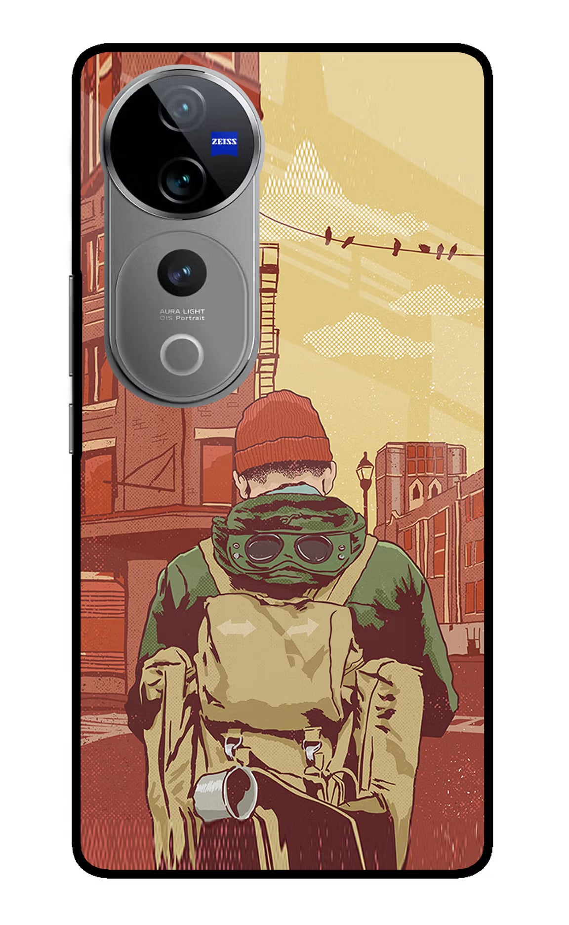 Adventurous Vivo V40 Pro 5G Glass Case - Adventurous Vivo V40 Pro 5G Glass Case Adventurous Vivo V40 Pro 5G Glass Case