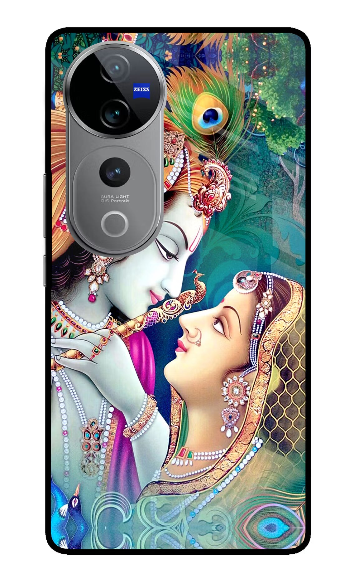 Lord Radha Krishna Vivo V40 Pro 5G Glass Case - Lord Radha Krishna Vivo V40 Pro 5G Glass Case Lord Radha Krishna Vivo V40 Pro 5G Glass Case
