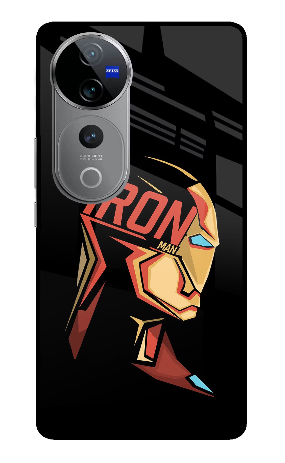IronMan Vivo V40 Pro 5G Glass Case - IronMan Vivo V40 Pro 5G Glass Case IronMan Vivo V40 Pro 5G Glass Case