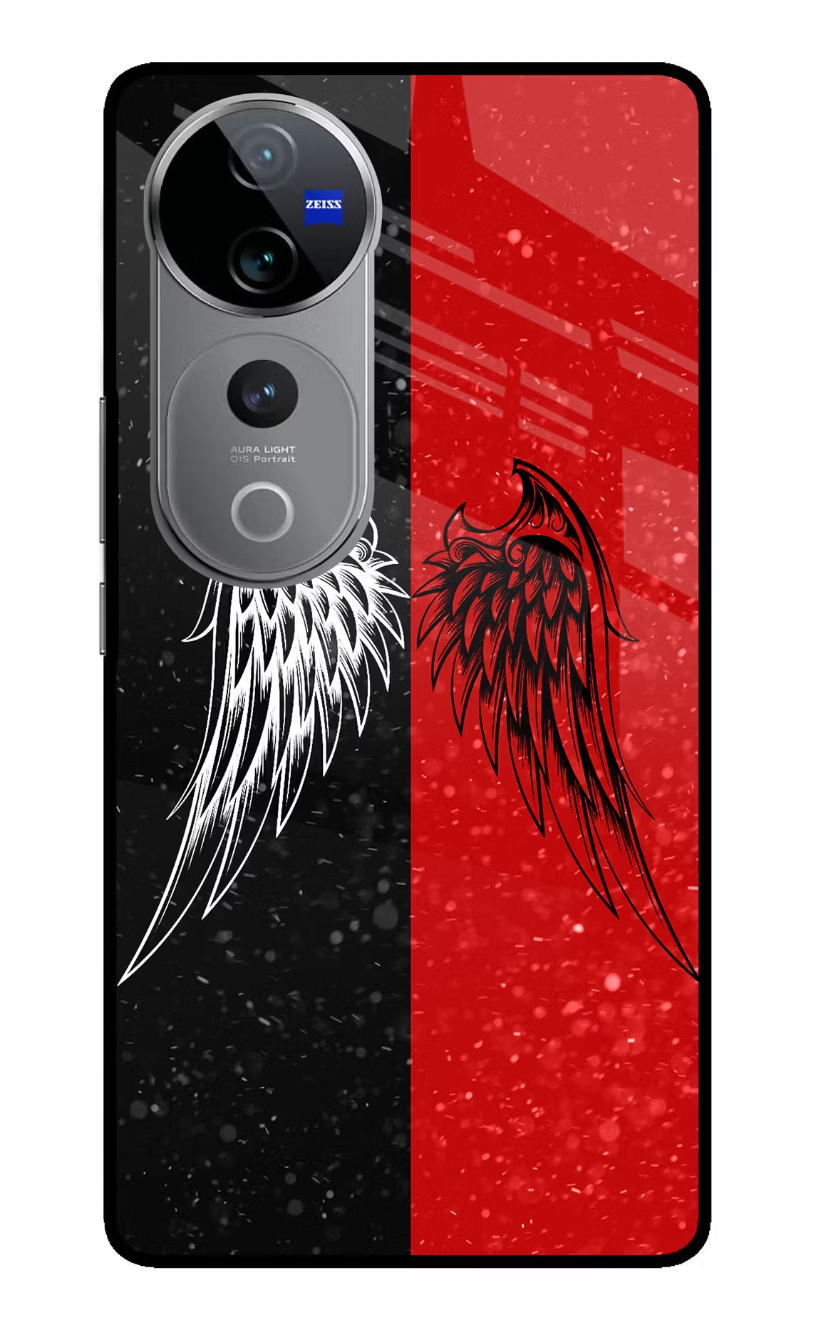 Wings Vivo V40 Pro 5G Glass Case - Wings Vivo V40 Pro 5G Glass Case Wings Vivo V40 Pro 5G Glass Case