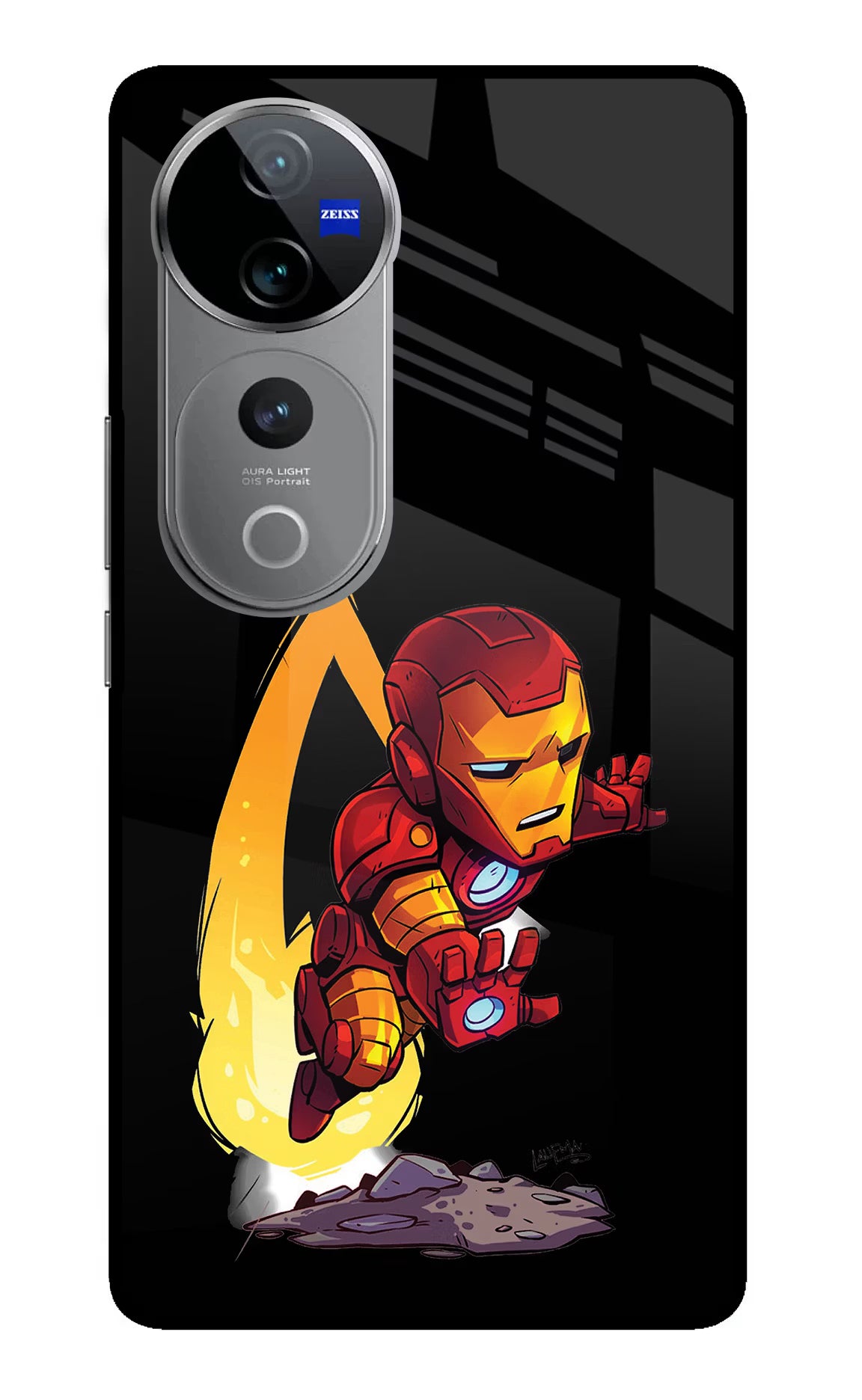 IronMan Vivo V40 Pro 5G Glass Case - IronMan Vivo V40 Pro 5G Glass Case IronMan Vivo V40 Pro 5G Glass Case