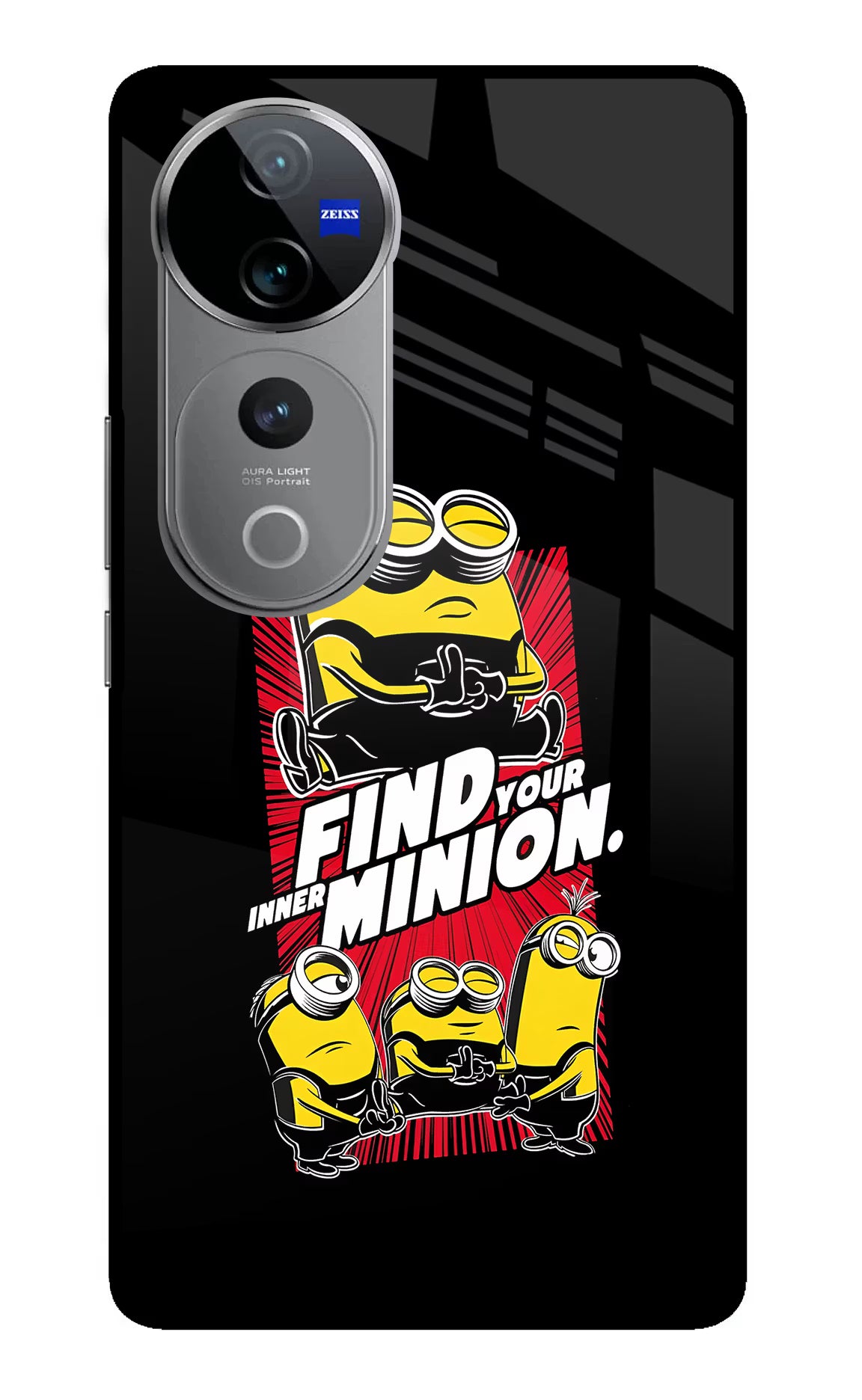 Find your inner Minion Vivo V40 Pro 5G Glass Case - Find your inner Minion Vivo V40 Pro 5G Glass Case Find your inner Minion Vivo V40 Pro 5G Glass Case