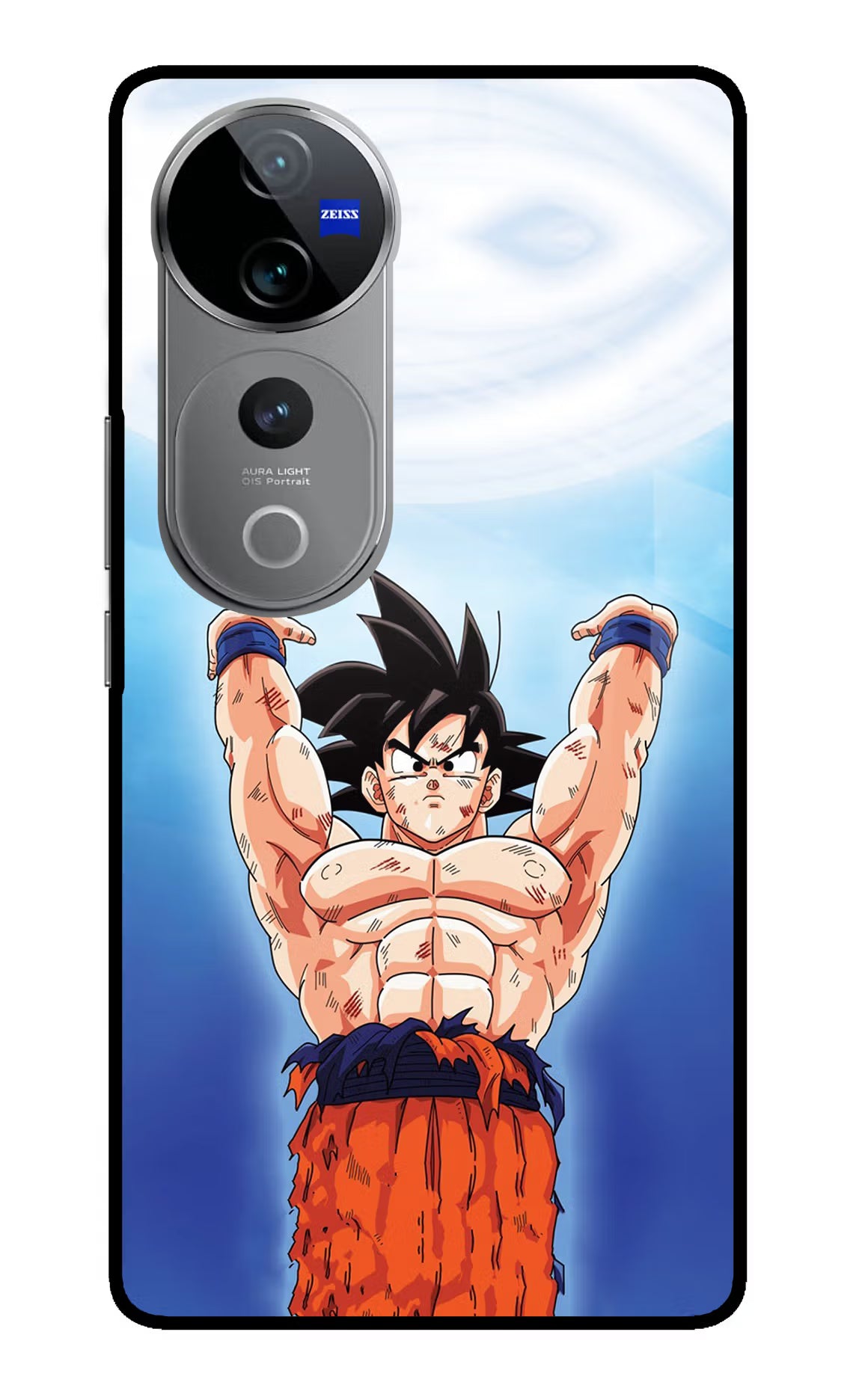Goku Power Vivo V40 Pro 5G Glass Case - Goku Power Vivo V40 Pro 5G Glass Case Goku Power Vivo V40 Pro 5G Glass Case
