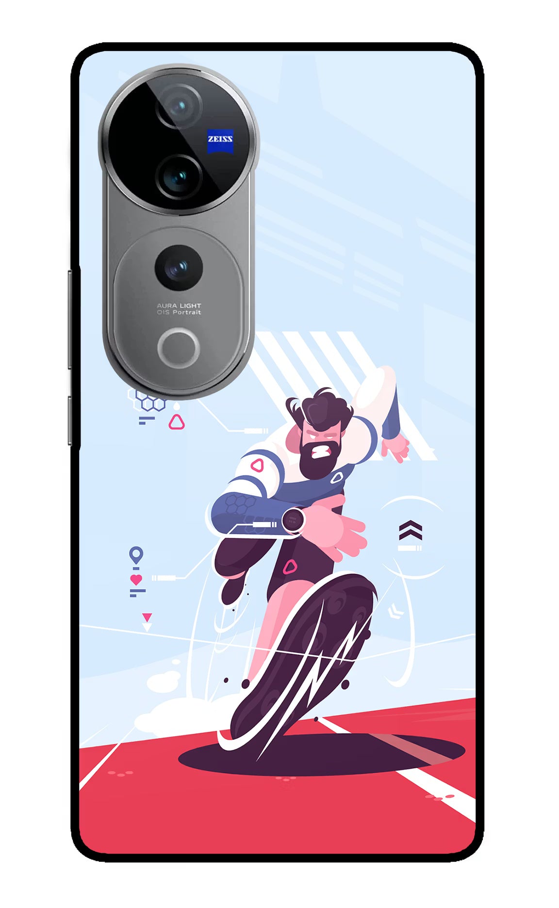 Run Pro Vivo V40 Pro 5G Glass Case - Run Pro Vivo V40 Pro 5G Glass Case Run Pro Vivo V40 Pro 5G Glass Case