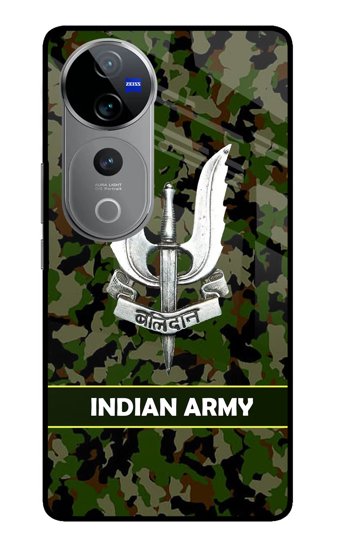 Balidan Indian Logo Vivo V40 Pro 5G Glass Case - Balidan Indian Logo Vivo V40 Pro 5G Glass Case Balidan Indian Logo Vivo V40 Pro 5G Glass Case