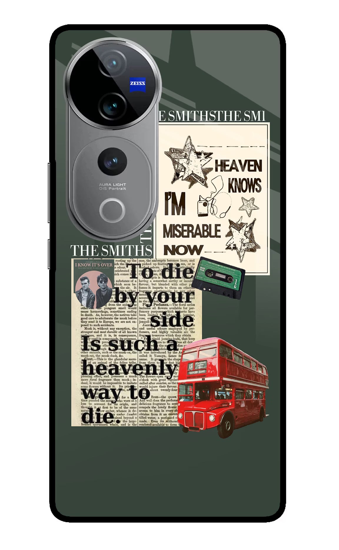 The Smiths Vivo V40 Pro 5G Glass Case - The Smiths Vivo V40 Pro 5G Glass Case The Smiths Vivo V40 Pro 5G Glass Case