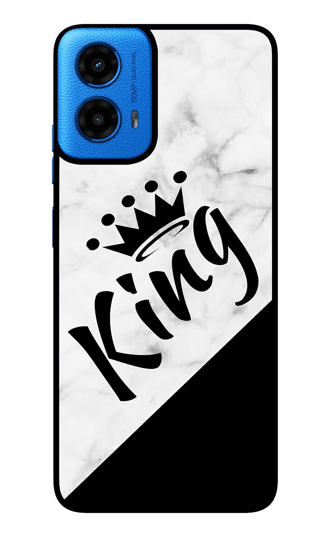 King Moto G45 Glass Case - King Moto G45 Glass Case King Moto G45 Glass Case