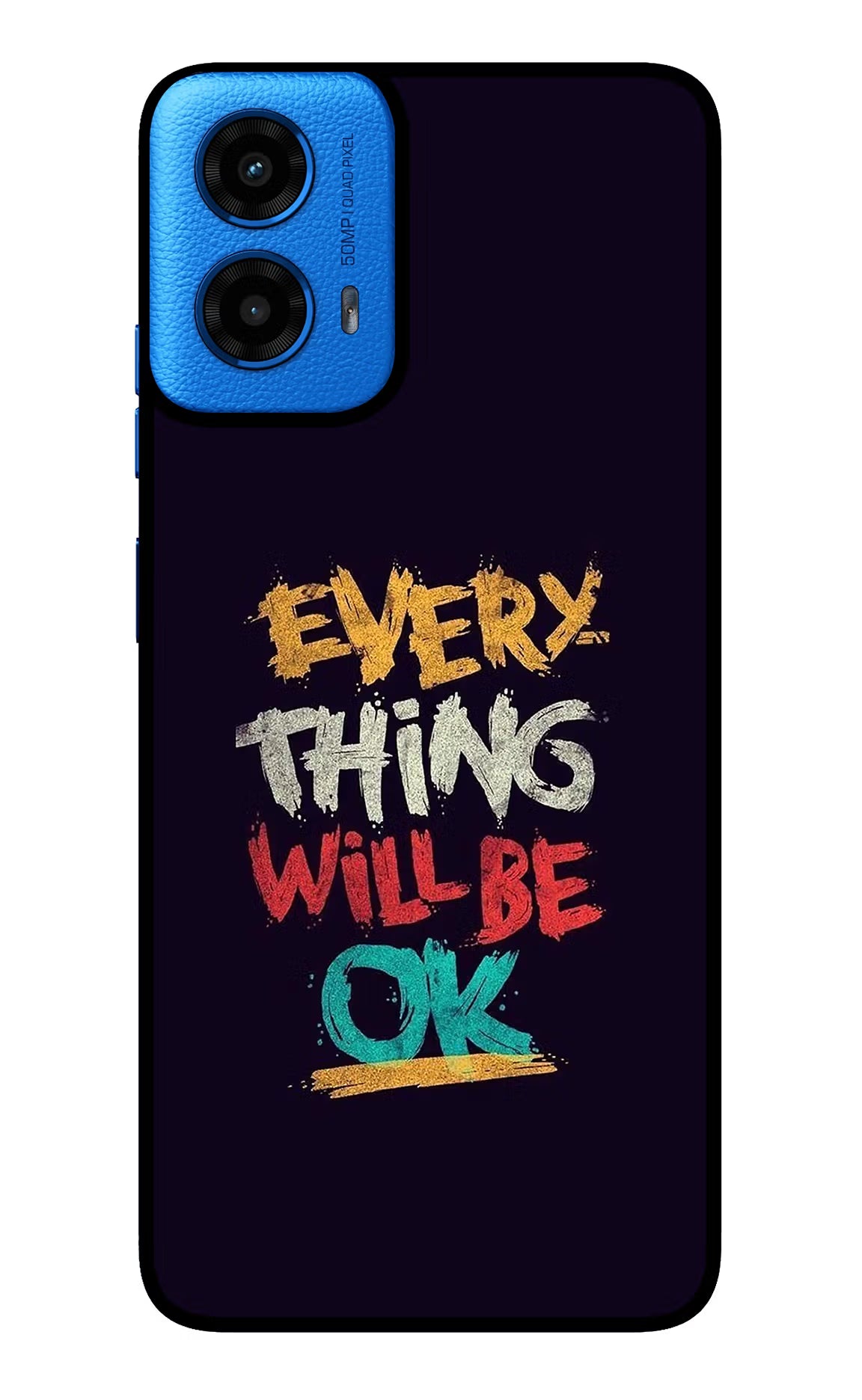 Everything Will Be Ok Moto G45 Glass Case - Everything Will Be Ok Moto G45 Glass Case Everything Will Be Ok Moto G45 Glass Case