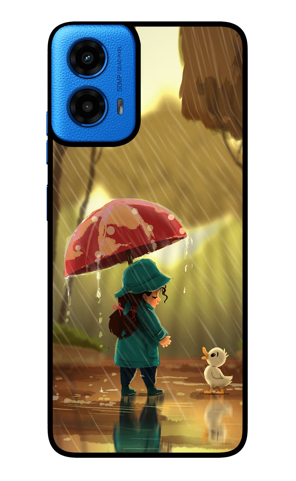 Rainy Day Moto G45 Glass Case - Rainy Day Moto G45 Glass Case Rainy Day Moto G45 Glass Case