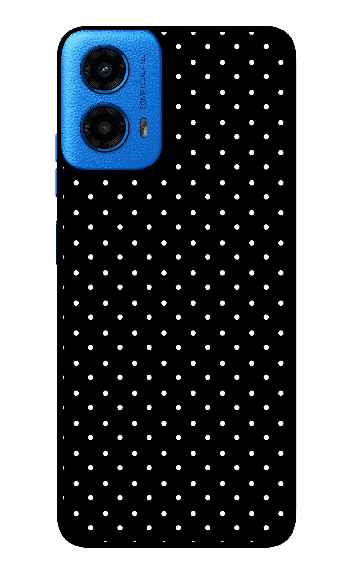 White Dots Moto G45 Glass Case - White Dots Moto G45 Glass Case White Dots Moto G45 Glass Case
