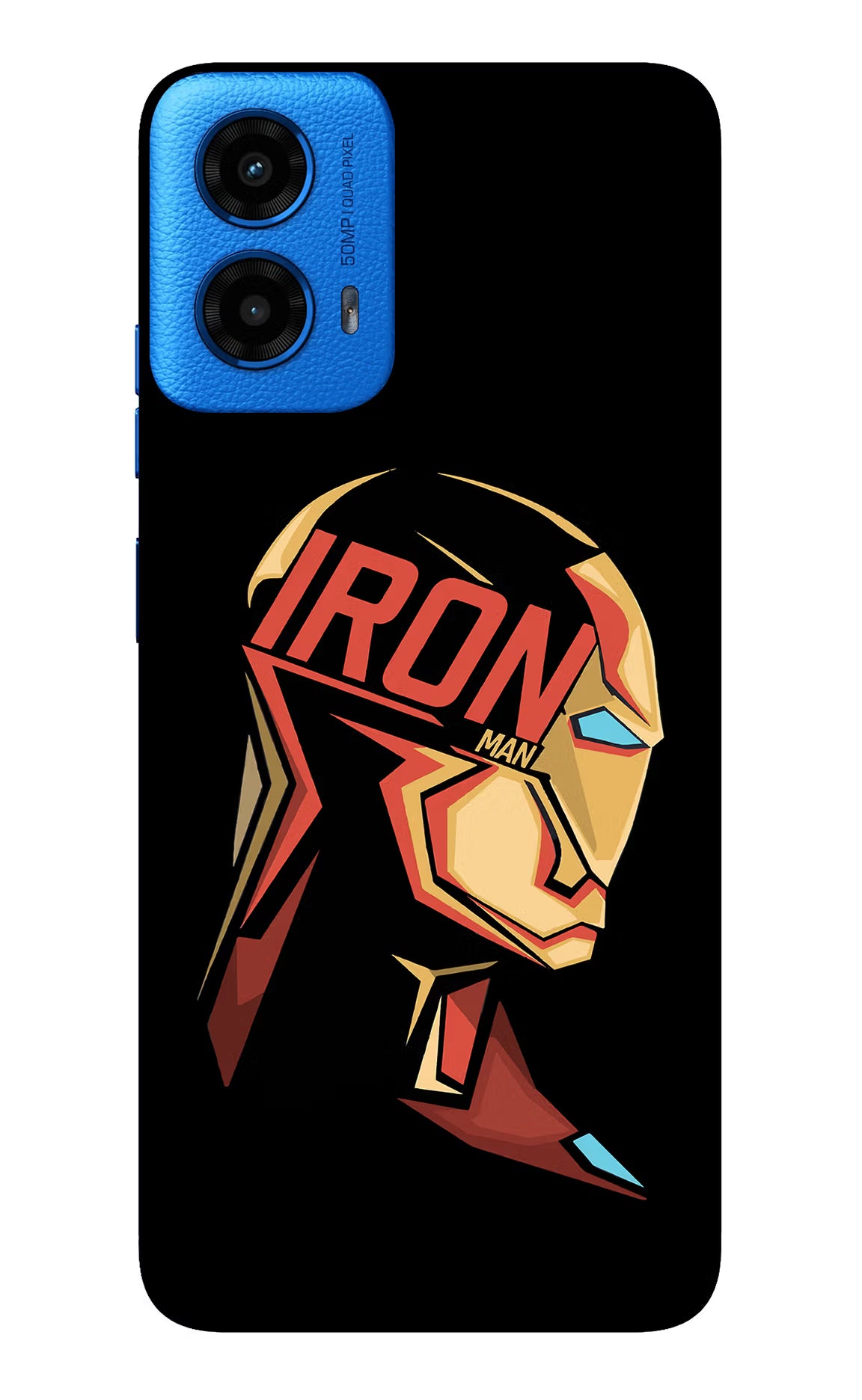 IronMan Moto G45 Glass Case - IronMan Moto G45 Glass Case IronMan Moto G45 Glass Case