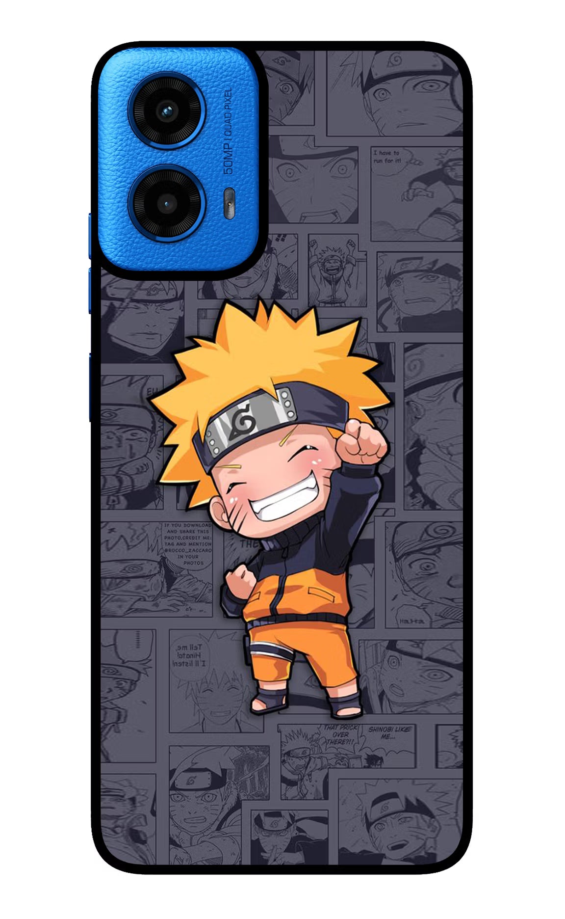 Chota Naruto Moto G45 Glass Case - Chota Naruto Moto G45 Glass Case Chota Naruto Moto G45 Glass Case