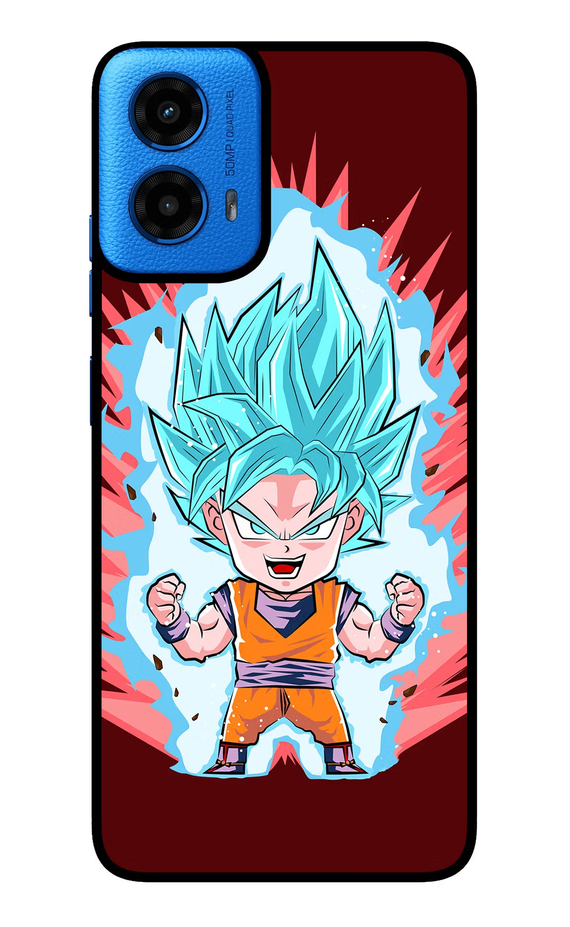 Goku Little Moto G45 Glass Case - Goku Little Moto G45 Glass Case Goku Little Moto G45 Glass Case