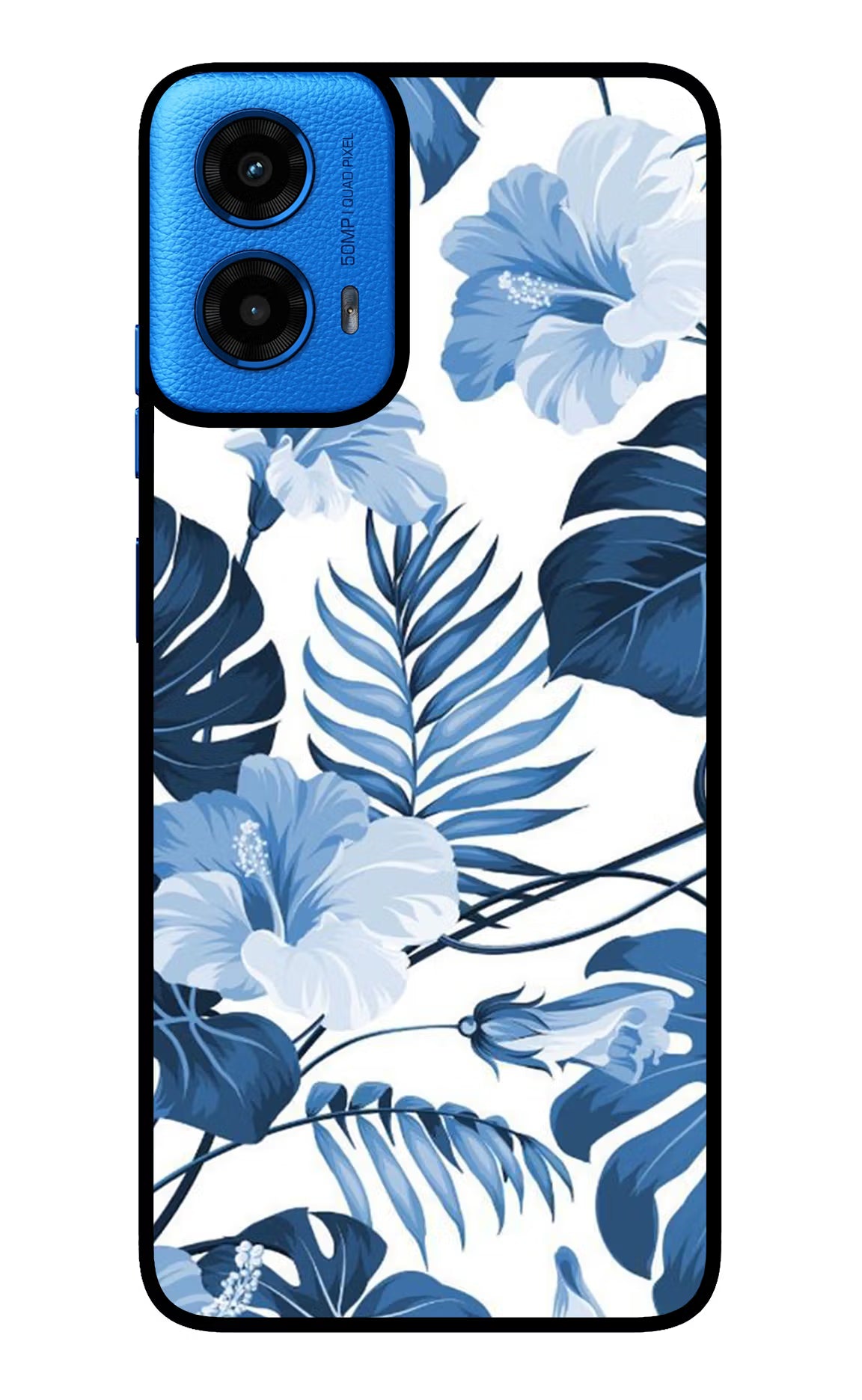 Fabric Art Moto G45 Glass Case - Fabric Art Moto G45 Glass Case Fabric Art Moto G45 Glass Case