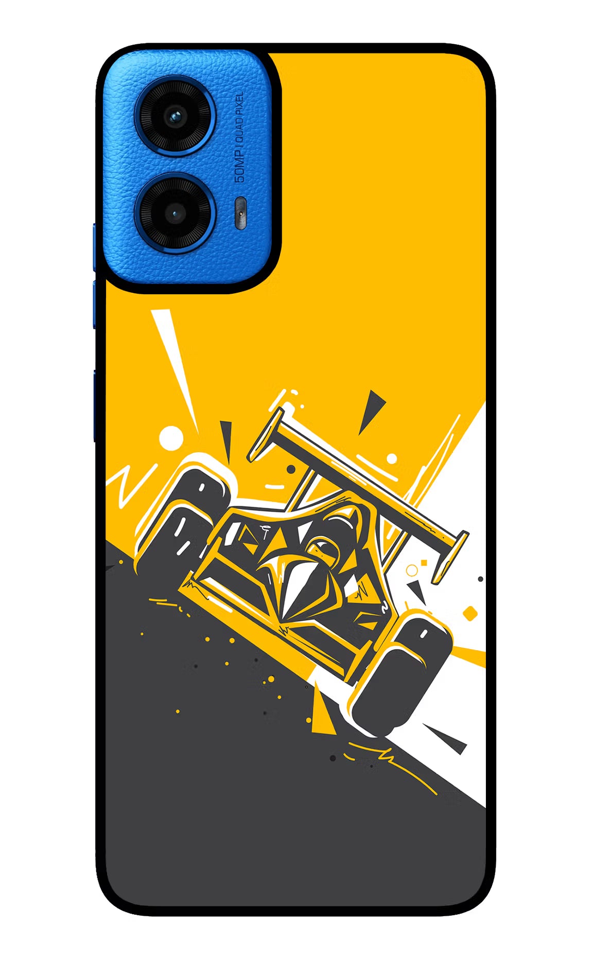 Track King Moto G45 Glass Case - Track King Moto G45 Glass Case Track King Moto G45 Glass Case