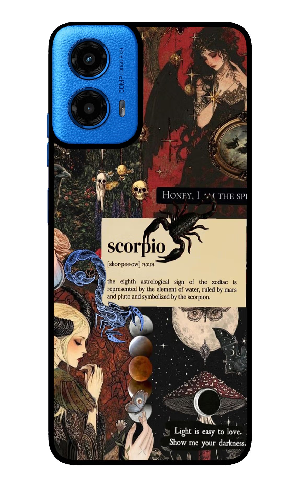 Scorpio Zodiac Moto G45 Glass Case - Scorpio Zodiac Moto G45 Glass Case Scorpio Zodiac Moto G45 Glass Case