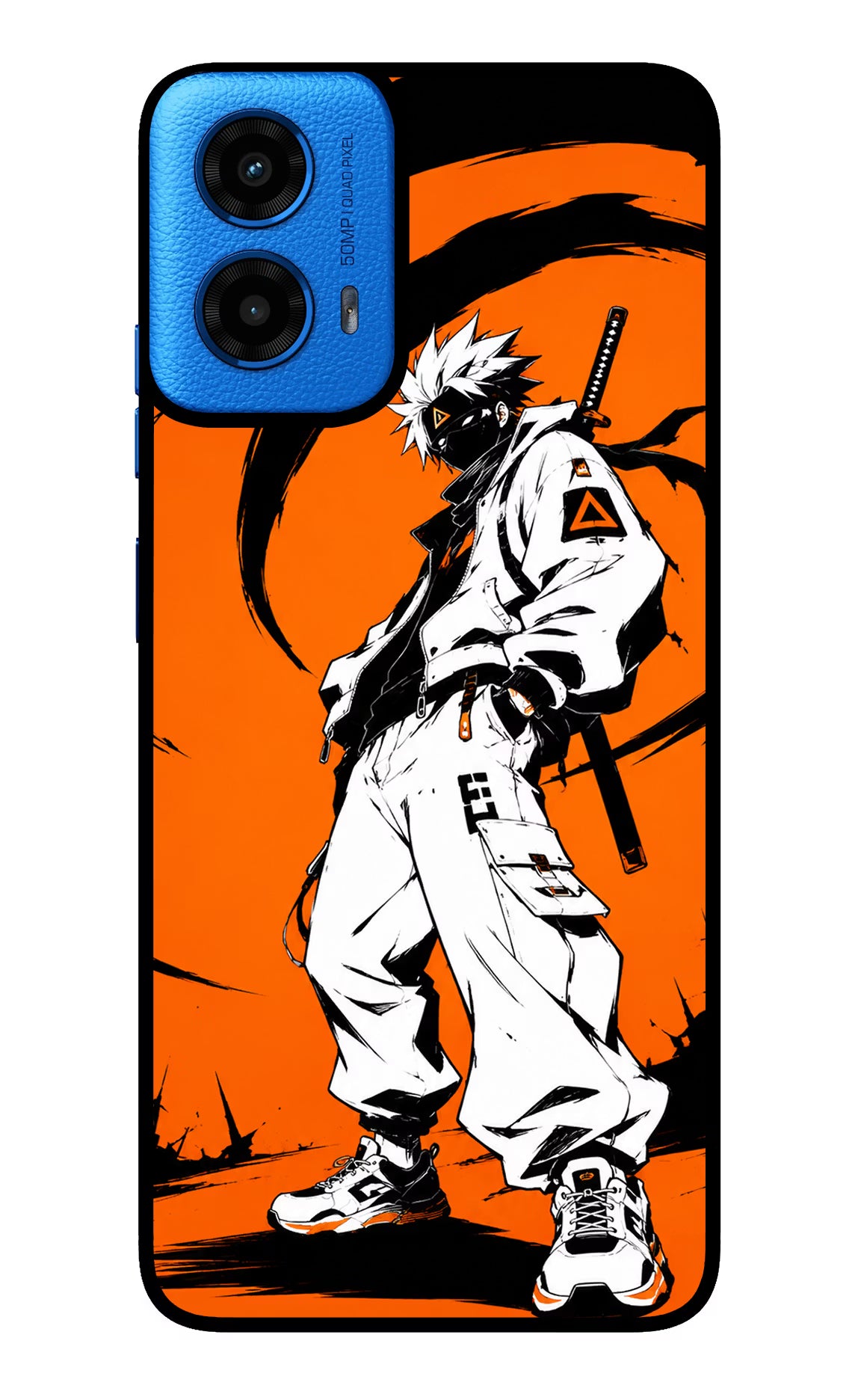 Street Samurai Moto G45 Glass Case - Street Samurai Moto G45 Glass Case Street Samurai Moto G45 Glass Case