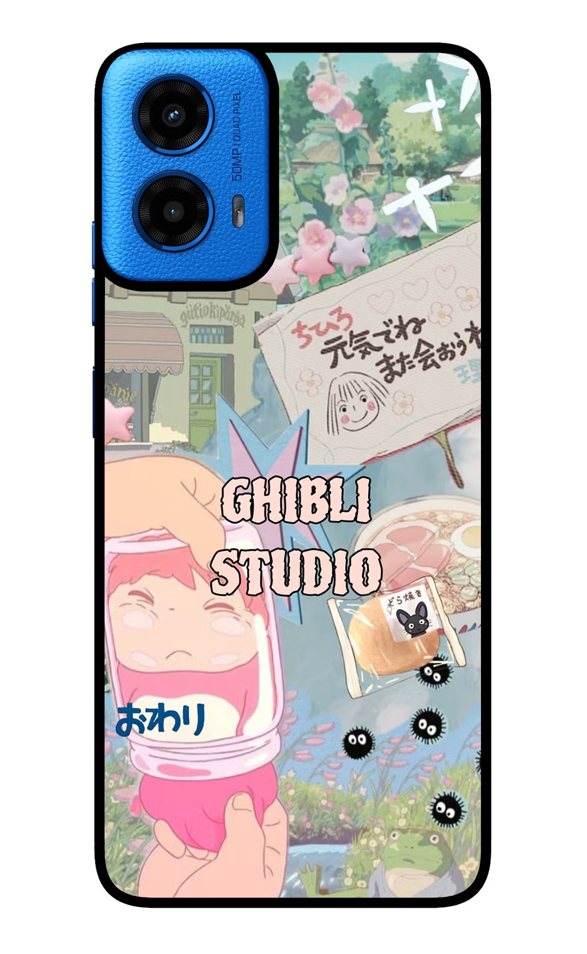 Studio Ghibli Moto G45 Glass Case - Studio Ghibli Moto G45 Glass Case Studio Ghibli Moto G45 Glass Case