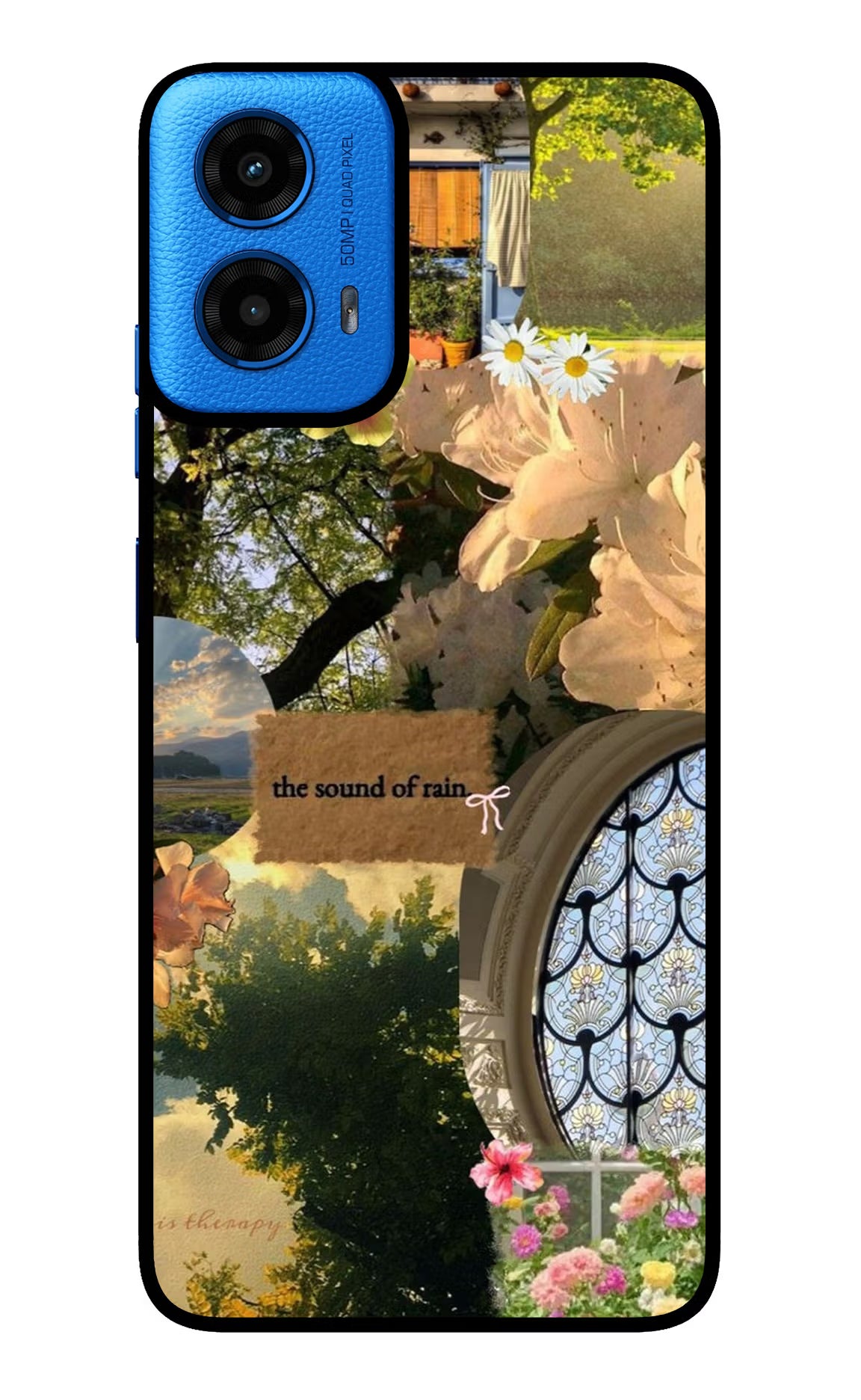 Rain Moto G45 Glass Case - Rain Moto G45 Glass Case Rain Moto G45 Glass Case