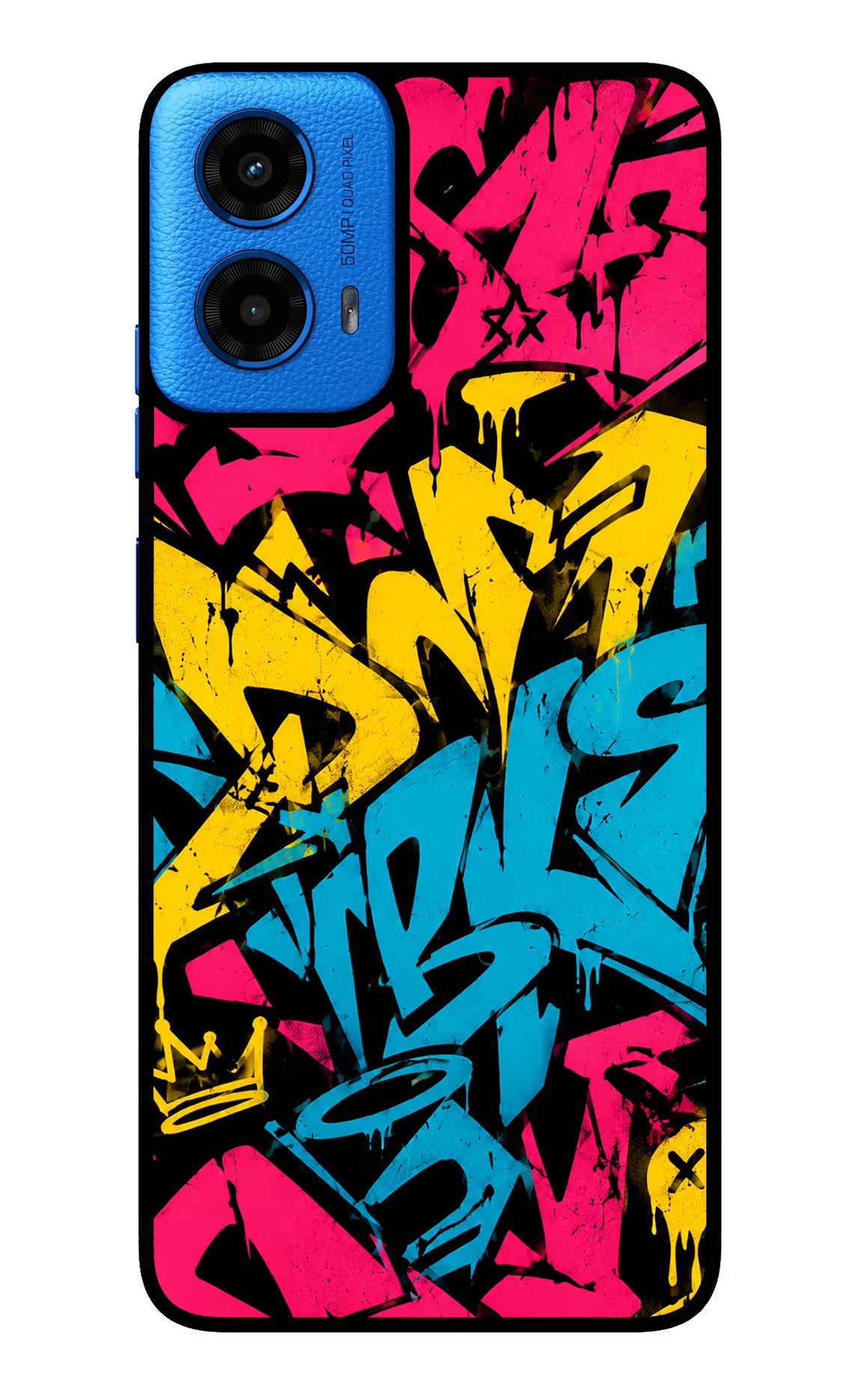 Graffiti Vibe Moto G45 Glass Case - Graffiti Vibe Moto G45 Glass Case Graffiti Vibe Moto G45 Glass Case