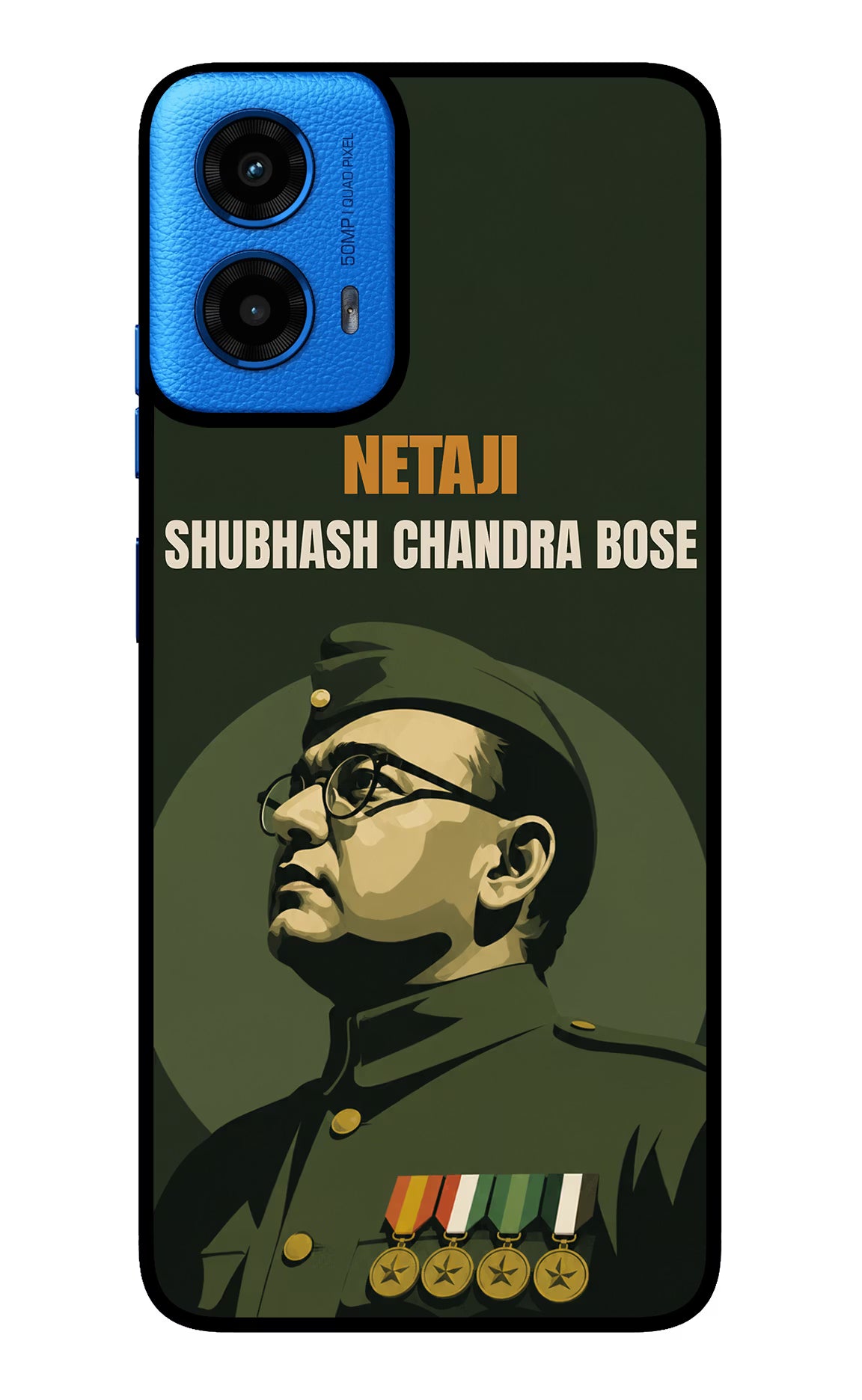 Netaji Legacy Moto G45 Glass Case - Netaji Legacy Moto G45 Glass Case Netaji Legacy Moto G45 Glass Case