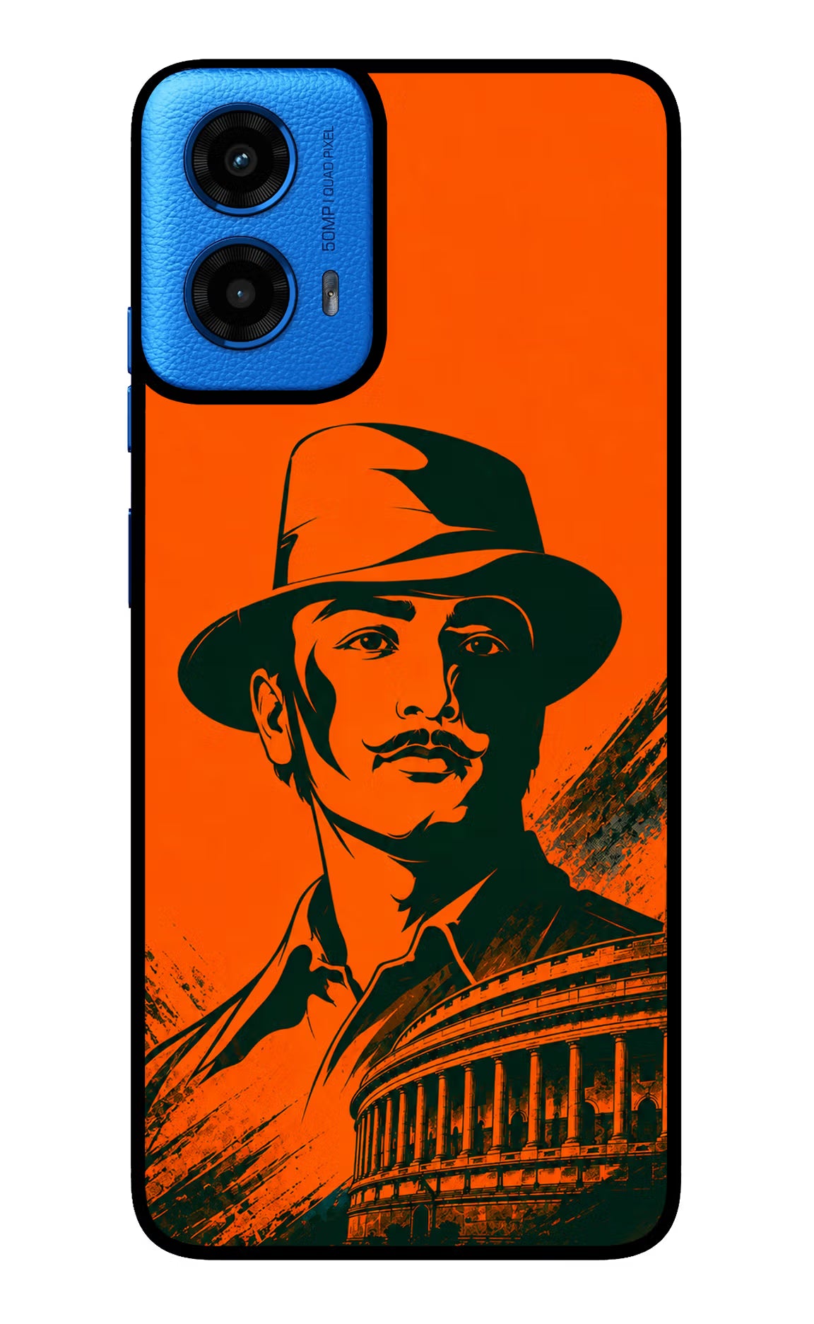 Bhagat Singh Legacy Moto G45 Glass Case - Bhagat Singh Legacy Moto G45 Glass Case Bhagat Singh Legacy Moto G45 Glass Case