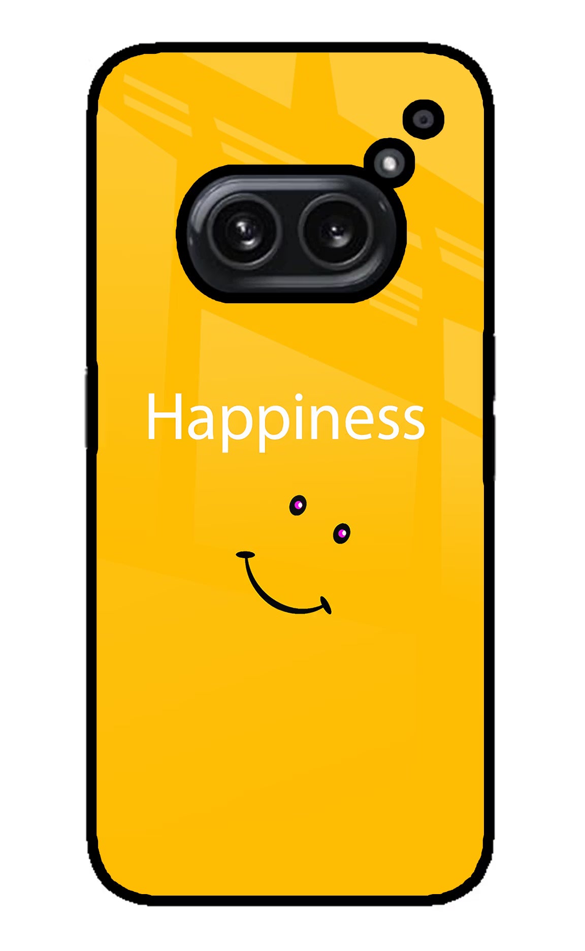 Happiness With Smiley Nothing Phone 2A Plus Glass Case - Happiness With Smiley Nothing Phone 2A Plus Glass Case Happiness With Smiley Nothing Phone 2A Plus Glass Case