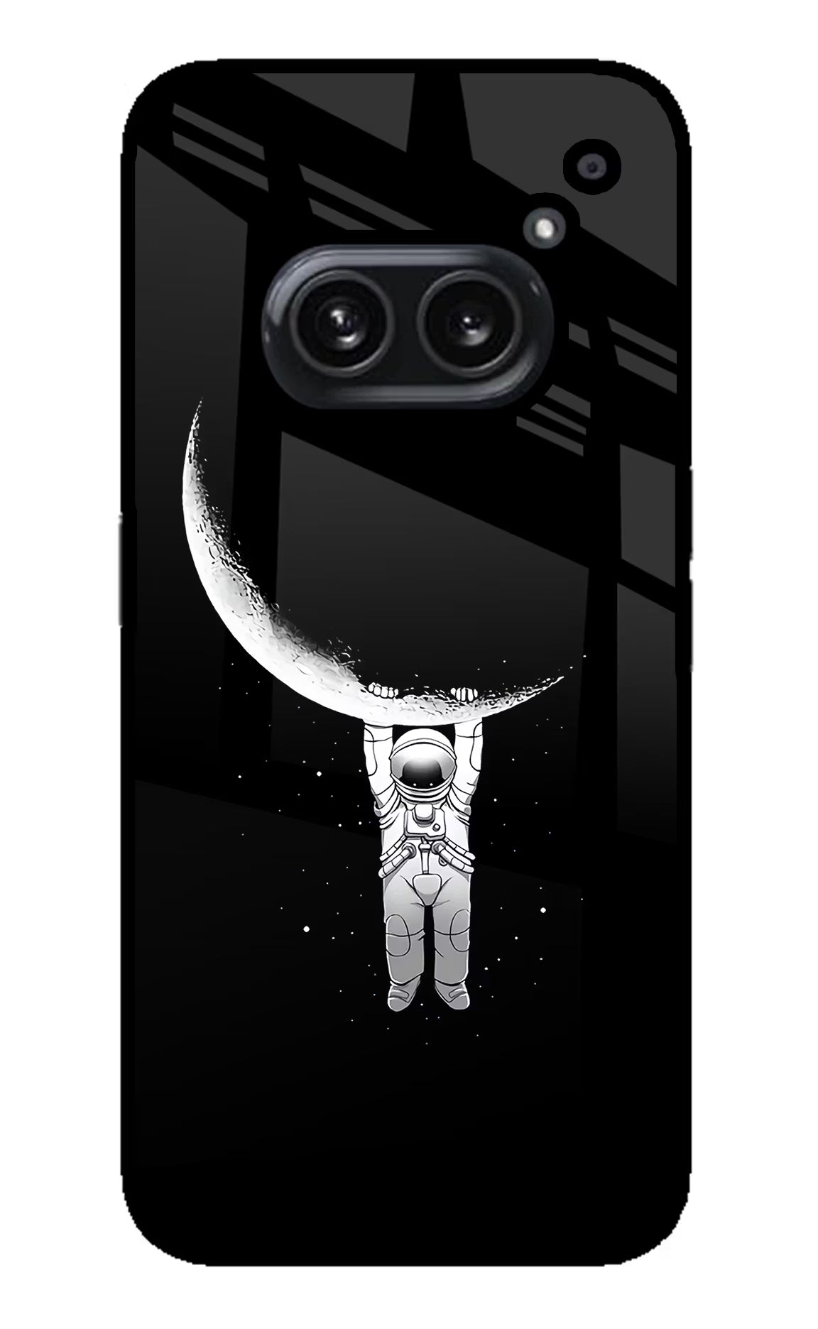 Moon Space Nothing Phone 2A Plus Glass Case Back Cover by Casekaro
