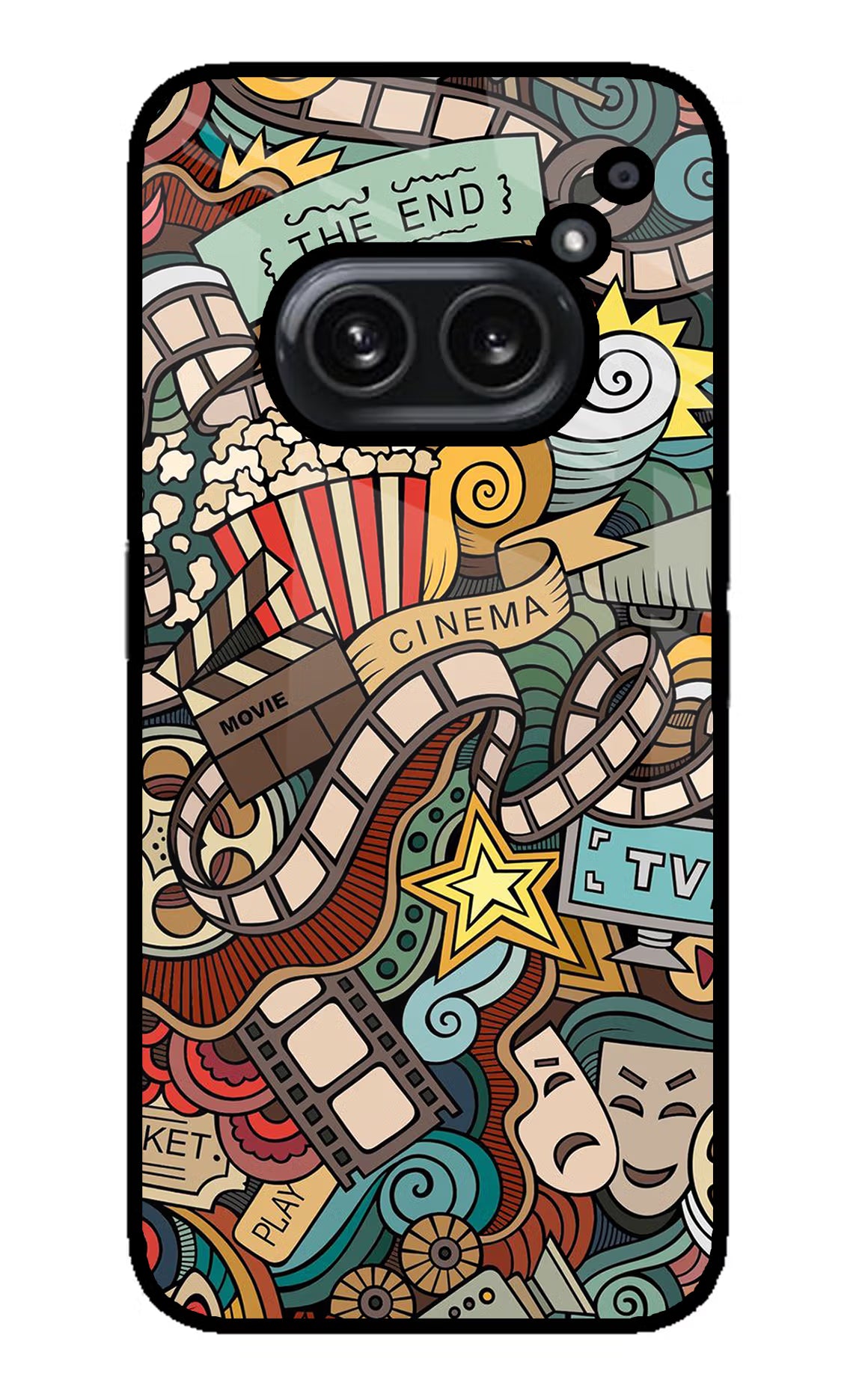 Cinema Abstract Nothing Phone 2A Plus Glass Case - Cinema Abstract Nothing Phone 2A Plus Glass Case Cinema Abstract Nothing Phone 2A Plus Glass Case