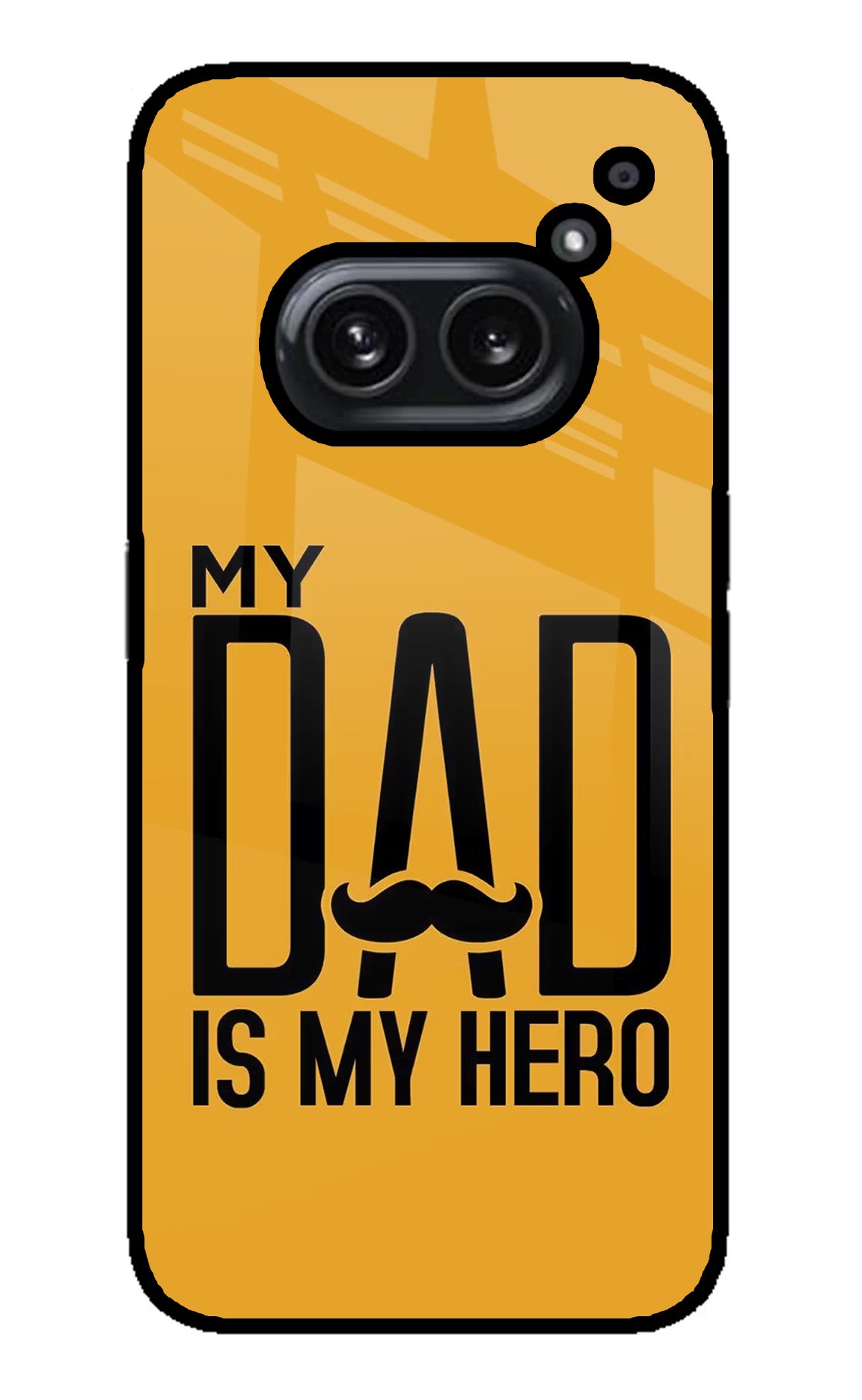My Dad Is My Hero Nothing Phone 2A Plus Back Cover - My Dad Is My Hero Nothing Phone 2A Plus Glass Case Back Cover by Casekaro My Dad Is My Hero Nothing Phone 2A Plus Glass Case Back Cover by Casekaro