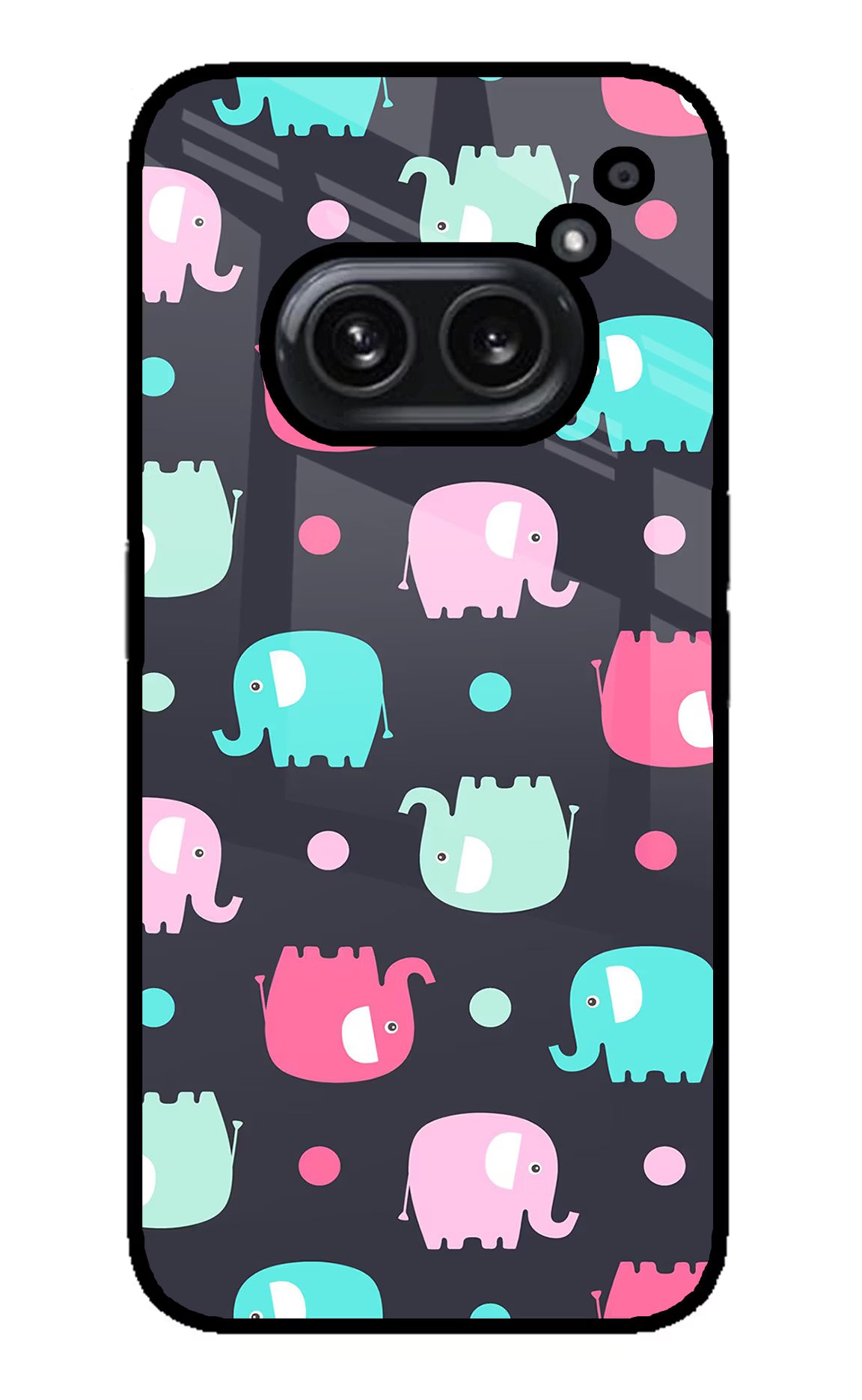 Elephants Nothing Phone 2A Plus Glass Case - Elephants Nothing Phone 2A Plus Glass Case Elephants Nothing Phone 2A Plus Glass Case