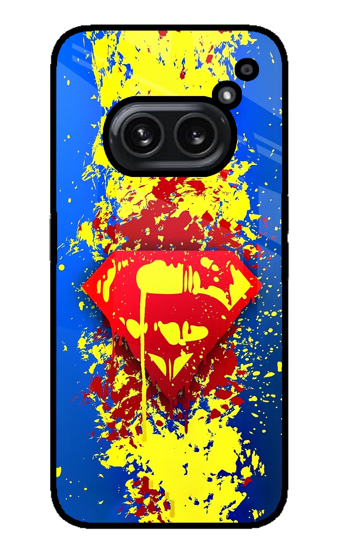 Superman logo Nothing Phone 2A Plus Back Cover - Superman logo Nothing Phone 2A Plus Glass Case Back Cover by Casekaro Superman logo Nothing Phone 2A Plus Glass Case Back Cover by Casekaro