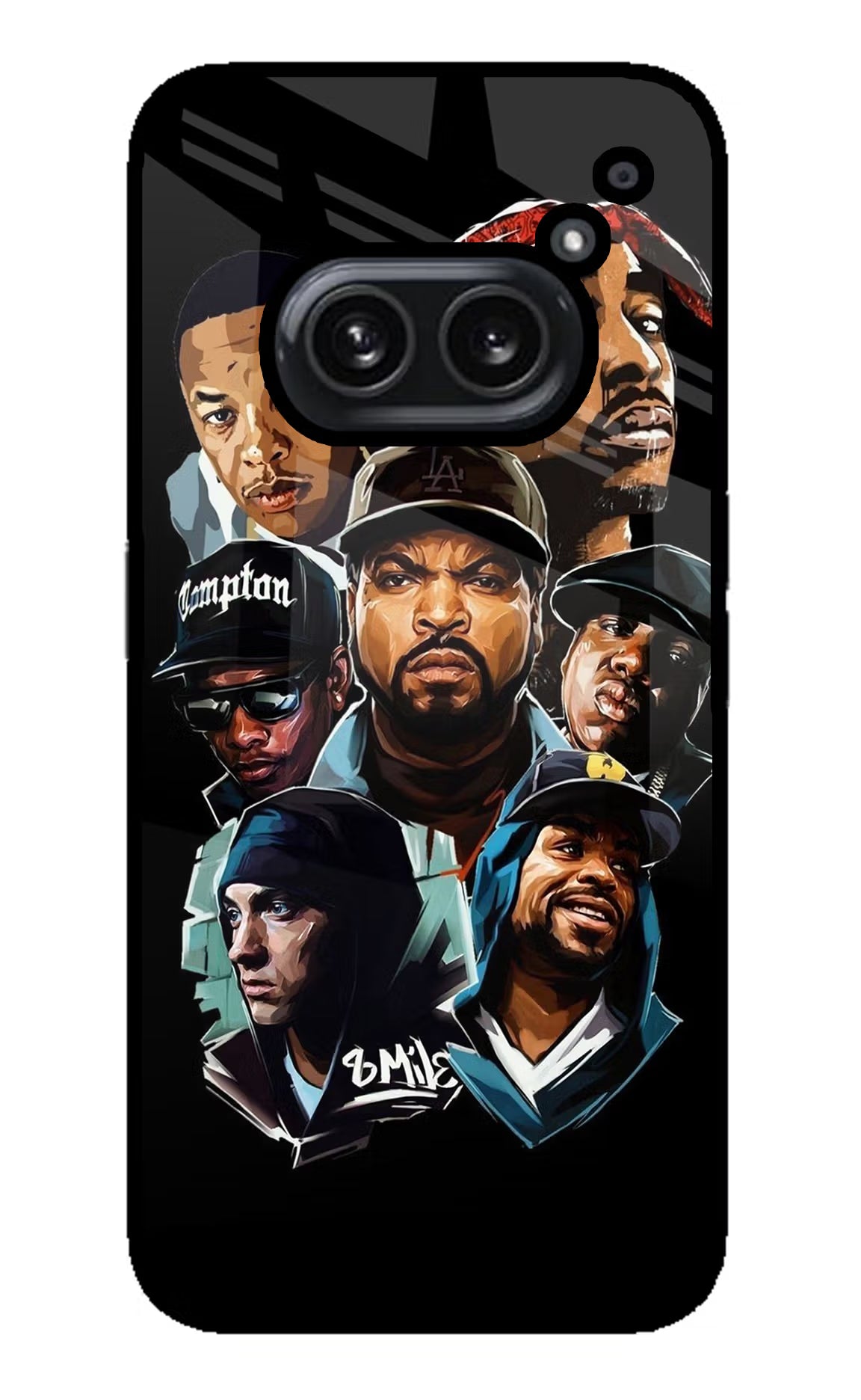 Rappers Nothing Phone 2A Plus Back Cover - Rappers Nothing Phone 2A Plus Glass Case Back Cover by Casekaro Rappers Nothing Phone 2A Plus Glass Case Back Cover by Casekaro