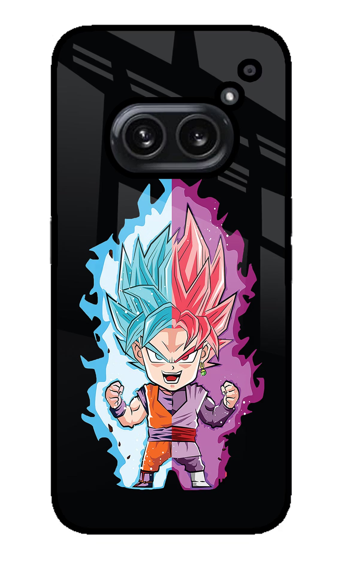 Chota Goku Nothing Phone 2A Plus Back Cover - Chota Goku Nothing Phone 2A Plus Glass Case Back Cover by Casekaro Chota Goku Nothing Phone 2A Plus Glass Case Back Cover by Casekaro