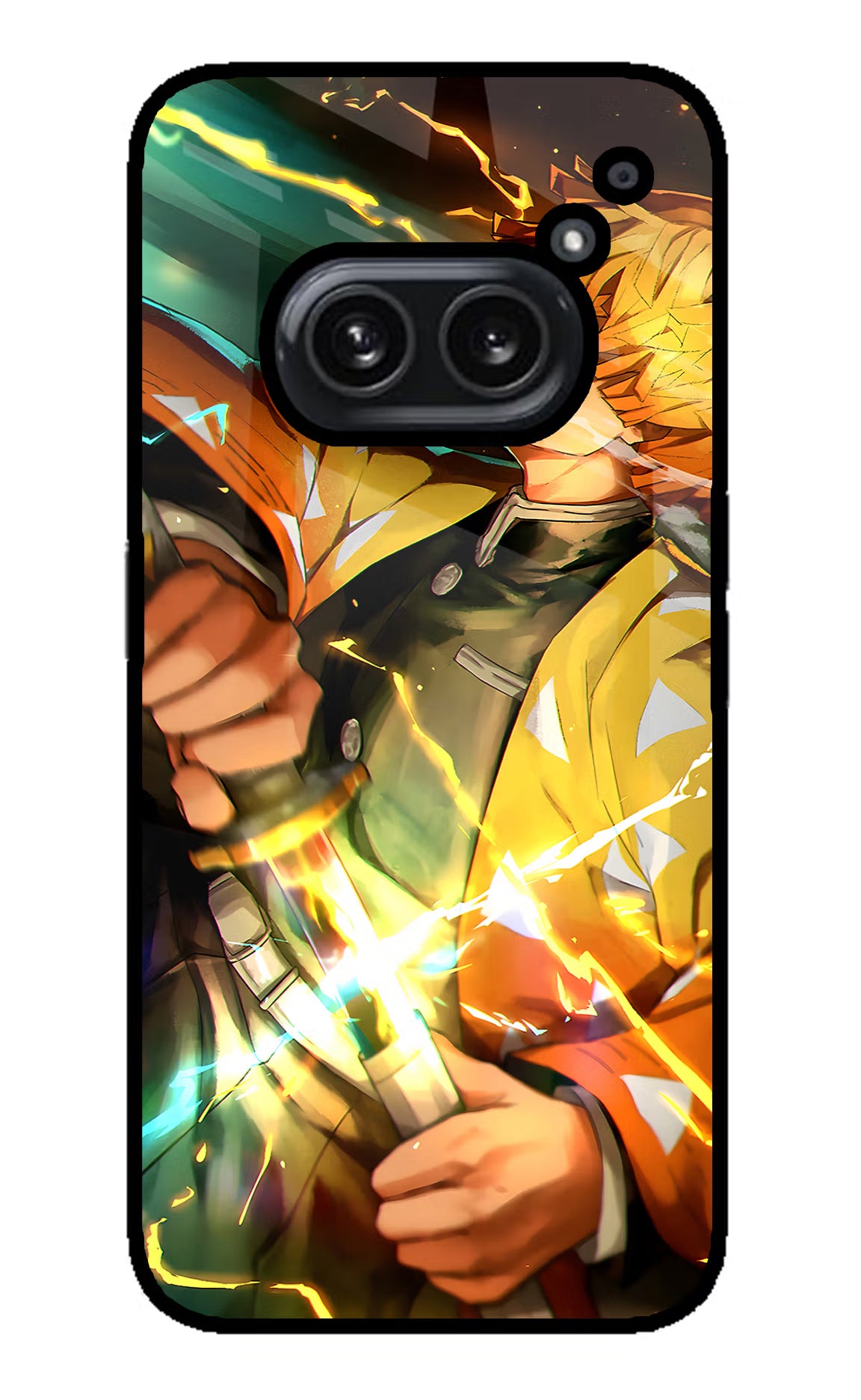 Demon Slayer Nothing Phone 2A Plus Glass Case - Demon Slayer Nothing Phone 2A Plus Glass Case Demon Slayer Nothing Phone 2A Plus Glass Case