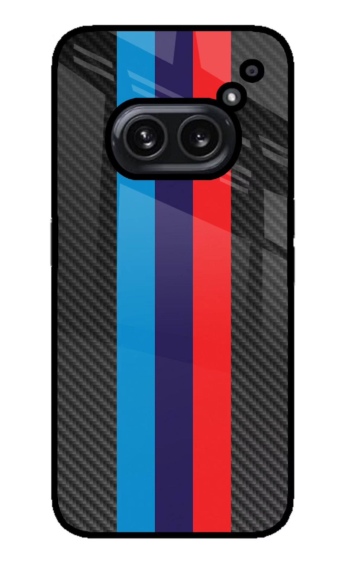 BMW Stripes Pattern Nothing Phone 2A Plus Glass Case - BMW Stripes Pattern Nothing Phone 2A Plus Glass Case BMW Stripes Pattern Nothing Phone 2A Plus Glass Case