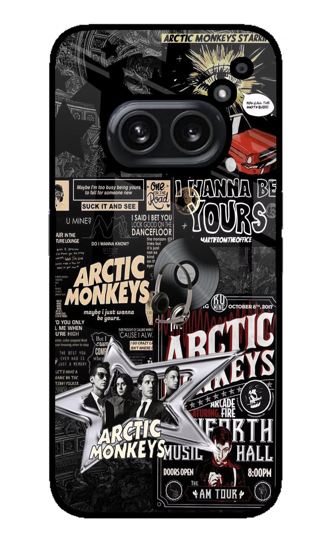Arctic Monkeys Nothing Phone 2A Plus Back Cover - Arctic Monkeys Nothing Phone 2A Plus Glass Case Back Cover by Casekaro Arctic Monkeys Nothing Phone 2A Plus Glass Case Back Cover by Casekaro