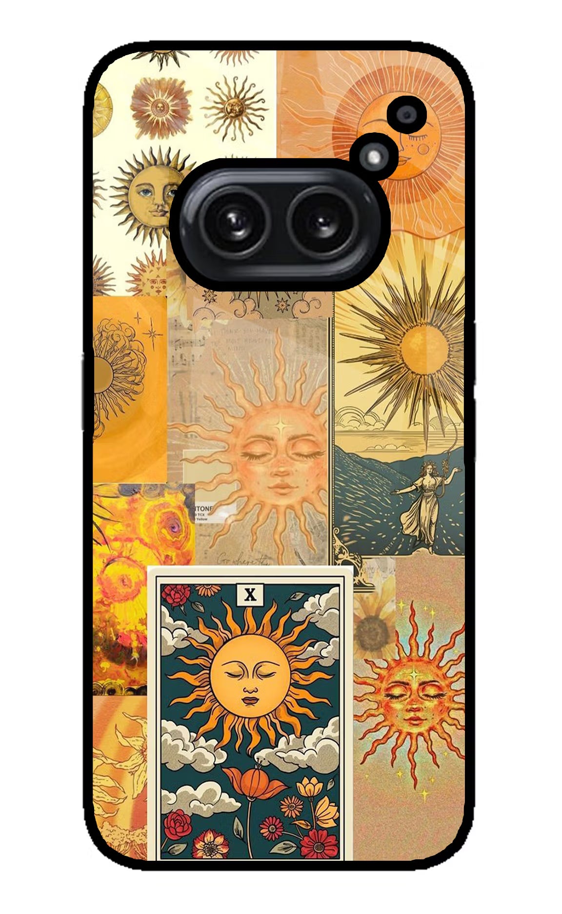 Sun Nothing Phone 2A Plus Glass Case Back Cover by Casekaro