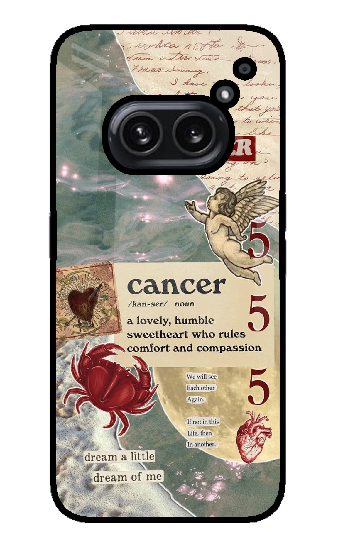 Cancer Zodiac Nothing Phone 2A Plus Glass Case - Cancer Zodiac Nothing Phone 2A Plus Glass Case Cancer Zodiac Nothing Phone 2A Plus Glass Case