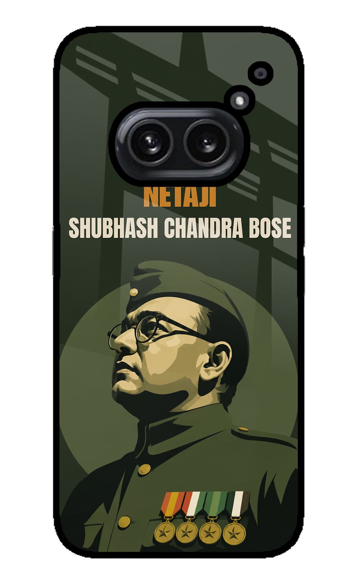 Netaji Legacy Nothing Phone 2A Plus Glass Case - Netaji Legacy Nothing Phone 2A Plus Glass Case Netaji Legacy Nothing Phone 2A Plus Glass Case