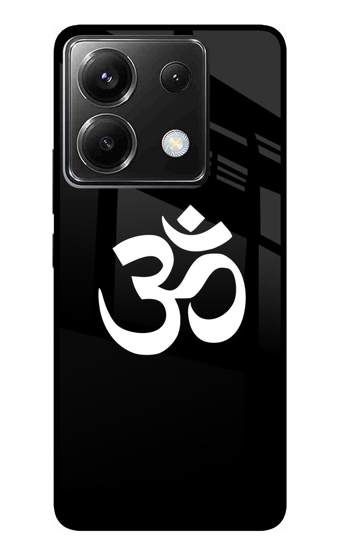 Om Poco X6 Back Cover - Om Poco X6 Glass Case Back Cover by Casekaro Om Poco X6 Glass Case Back Cover by Casekaro