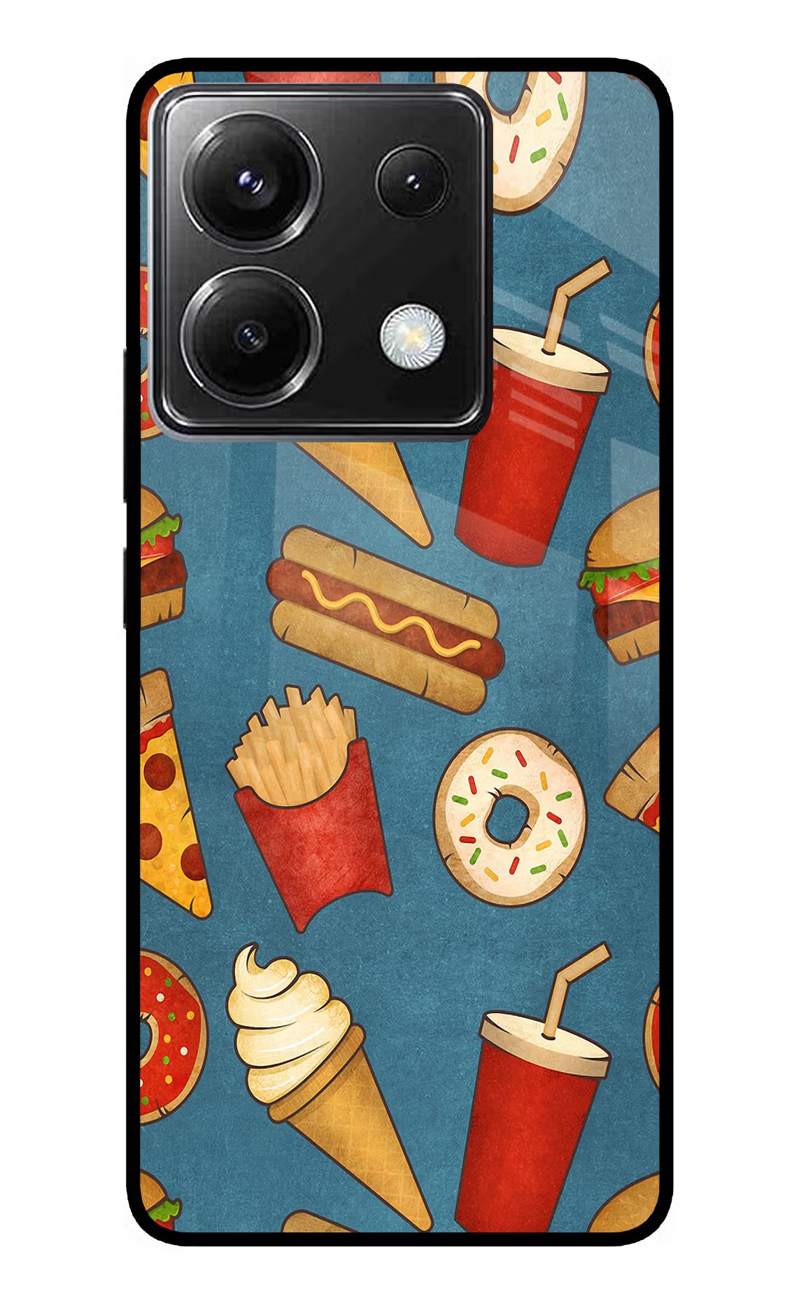 Foodie Poco X6 Glass Case - Foodie Poco X6 Glass Case Foodie Poco X6 Glass Case