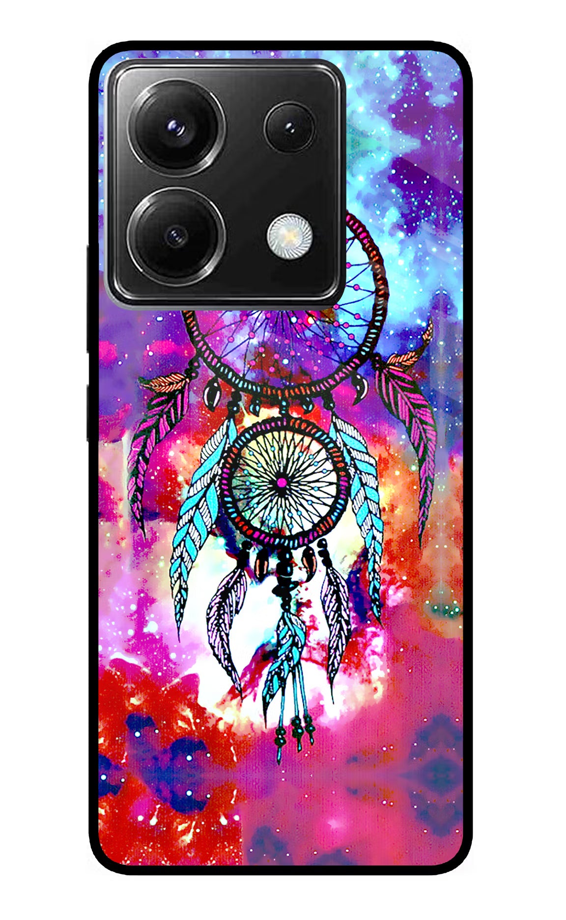 Dream Catcher Abstract Poco X6 Glass Case - Dream Catcher Abstract Poco X6 Glass Case Dream Catcher Abstract Poco X6 Glass Case