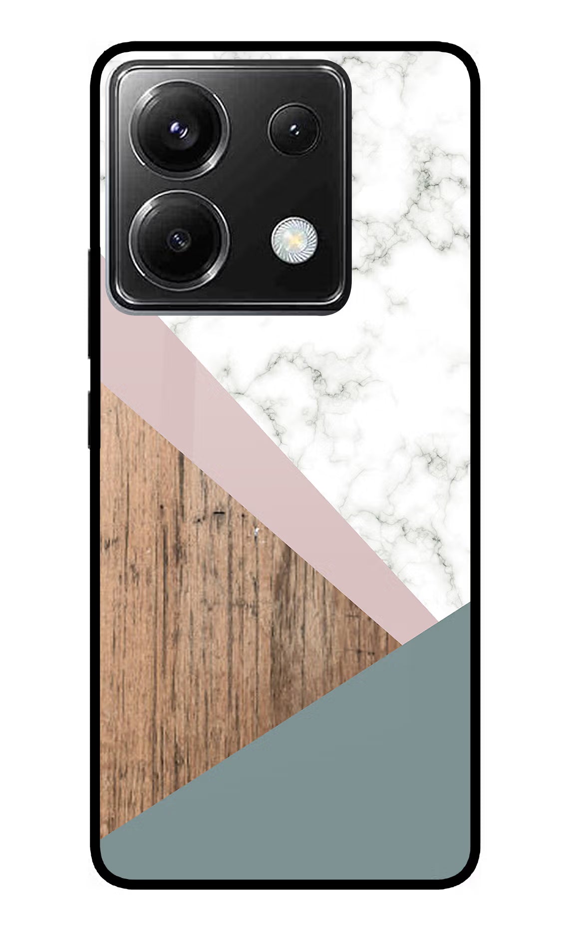 Marble wood Abstract Poco X6 Glass Case - Marble wood Abstract Poco X6 Glass Case Marble wood Abstract Poco X6 Glass Case