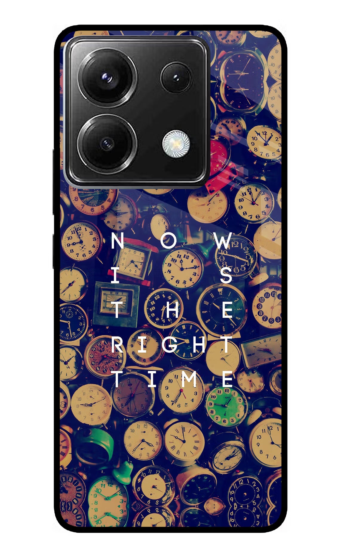 Now is the Right Time Quote Poco X6 Glass Case - Now is the Right Time Quote Poco X6 Glass Case Now is the Right Time Quote Poco X6 Glass Case
