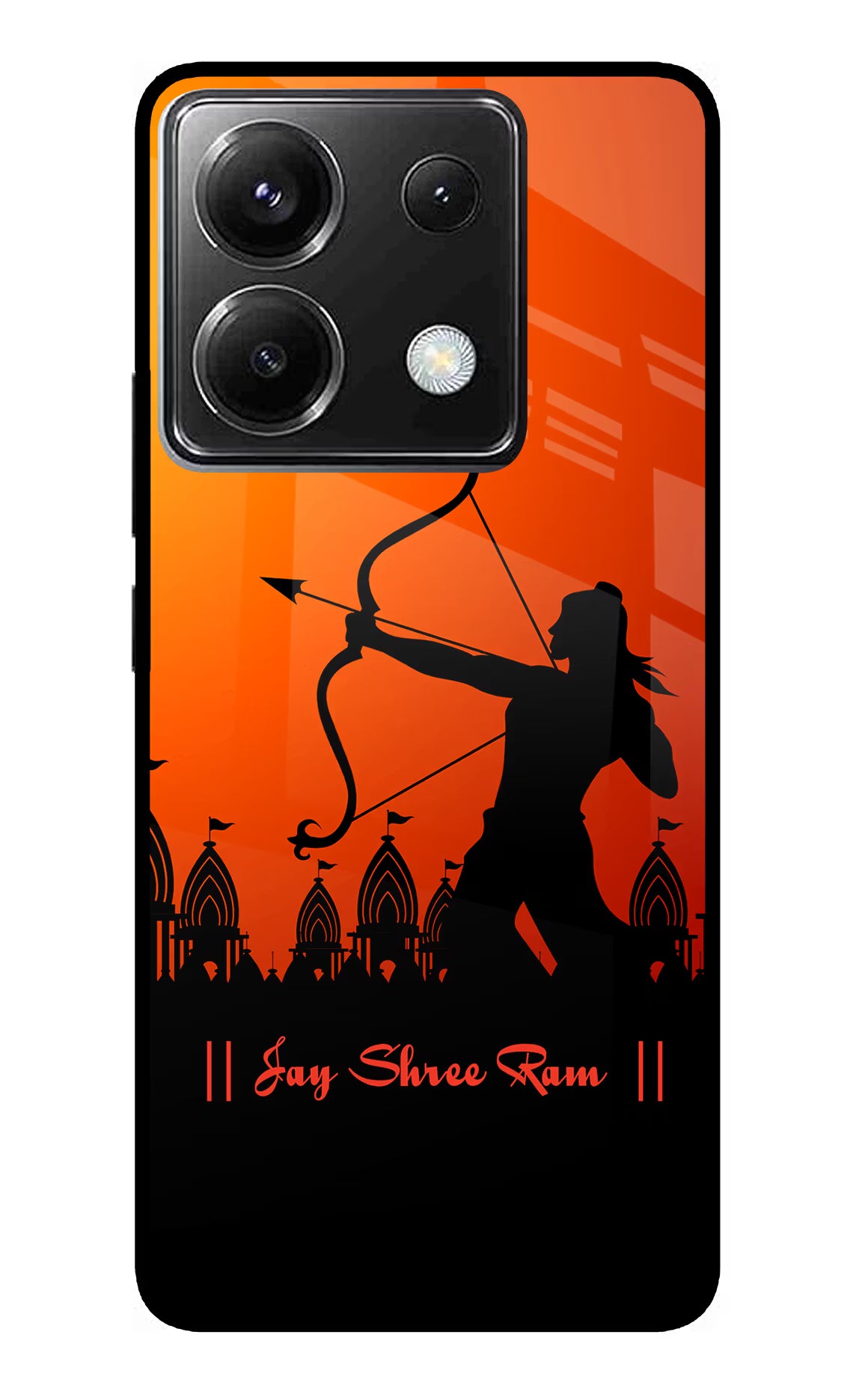 Lord Ram - 4 Poco X6 Glass Case - Lord Ram - 4 Poco X6 Glass Case Lord Ram - 4 Poco X6 Glass Case