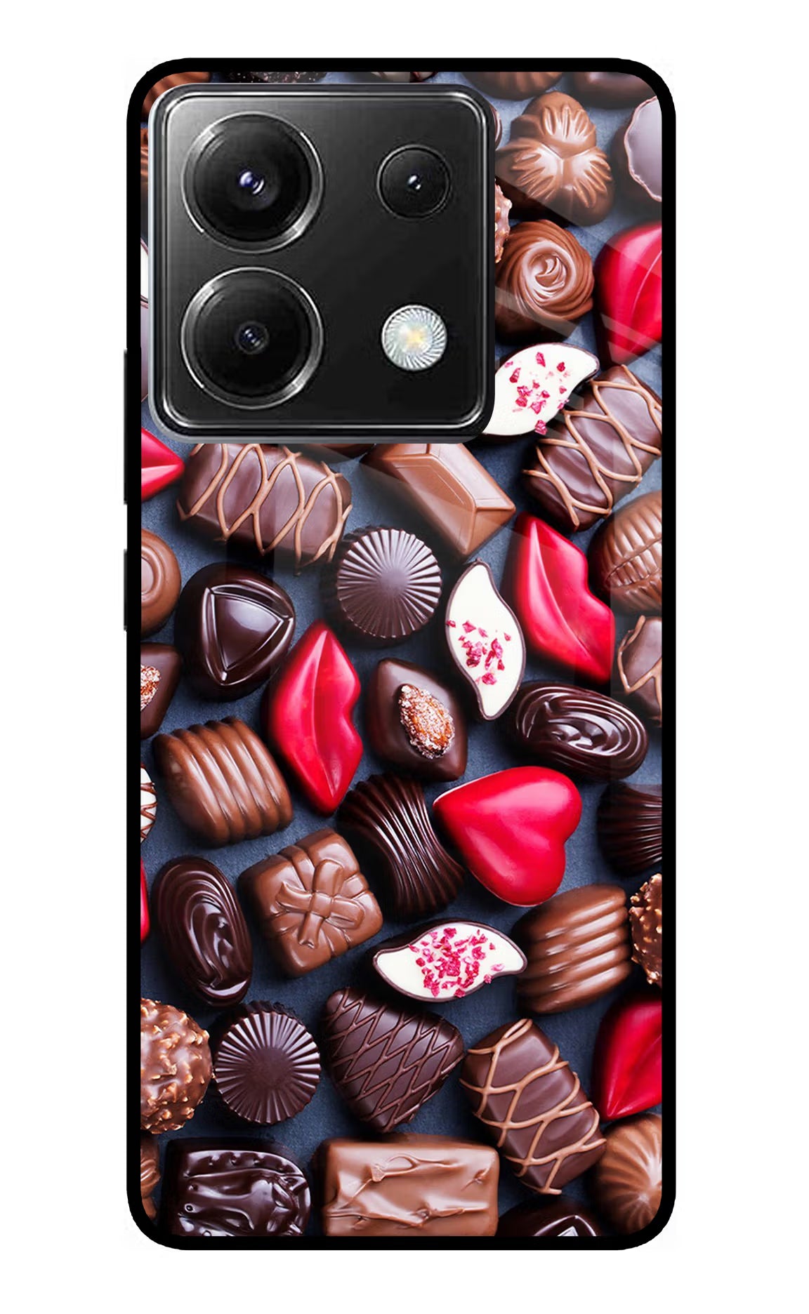 Chocolates Poco X6 Glass Case - Chocolates Poco X6 Glass Case Chocolates Poco X6 Glass Case